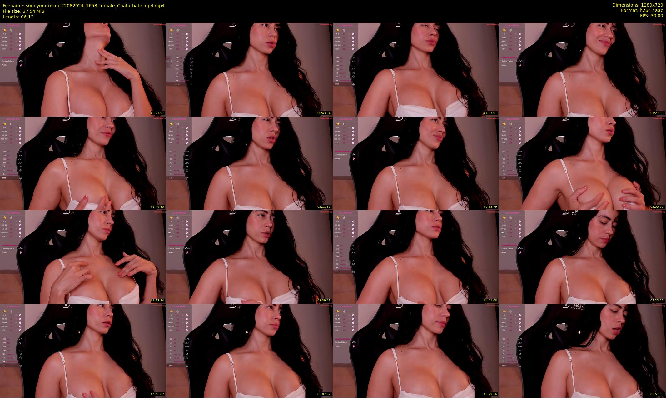 sunnymorrison — 7 minute Chaturbate female cam show recording, 720p, Aug 22, 2024