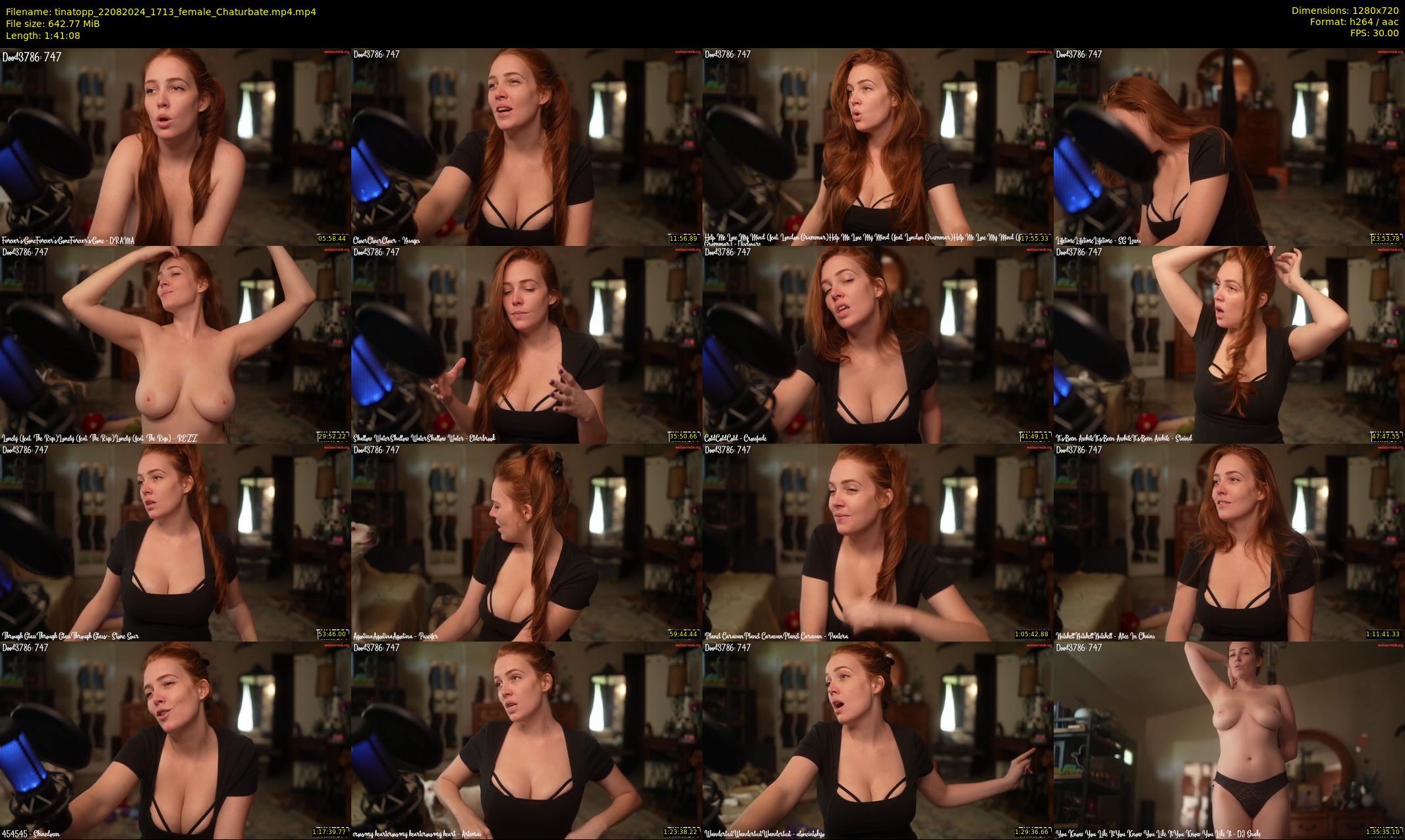 tinatopp — 102 minute Chaturbate female cam show recording, 720p, Aug 22, 2024