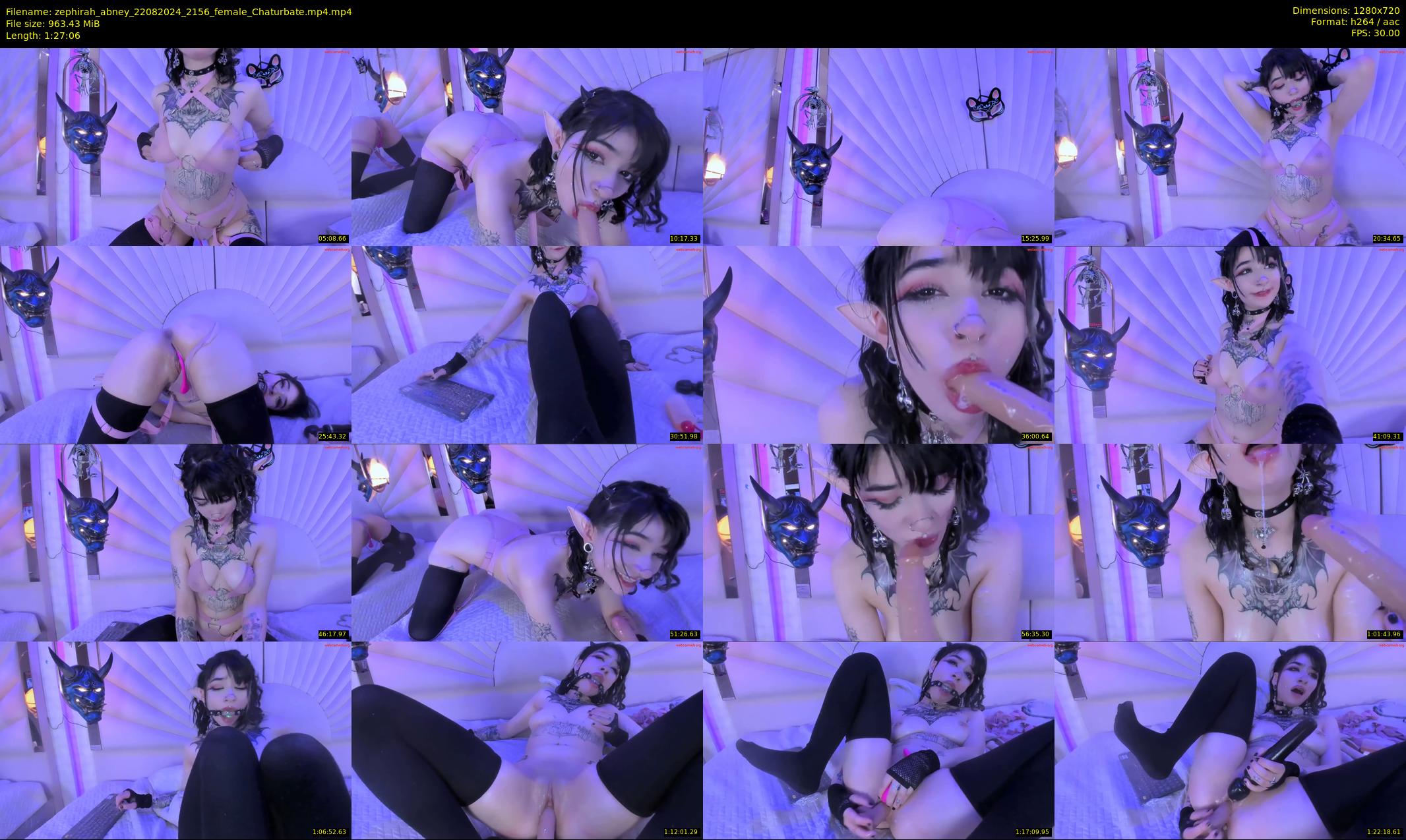 zephirah_abney — 88 minute Chaturbate female cam show recording, 720p, Aug 22, 2024