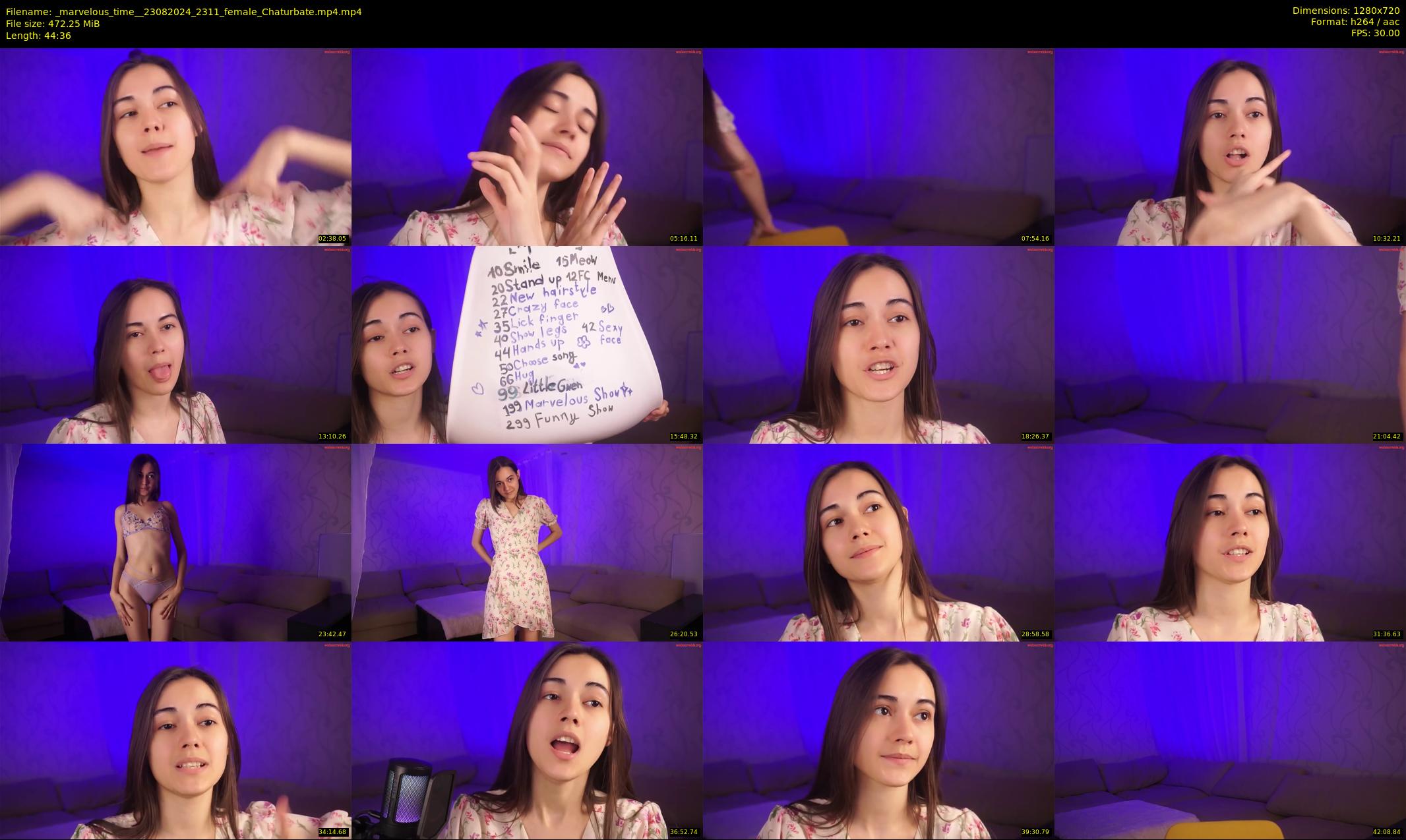_marvelous_time_ — 45 minute Chaturbate female cam show recording, 720p, Aug 23, 2024