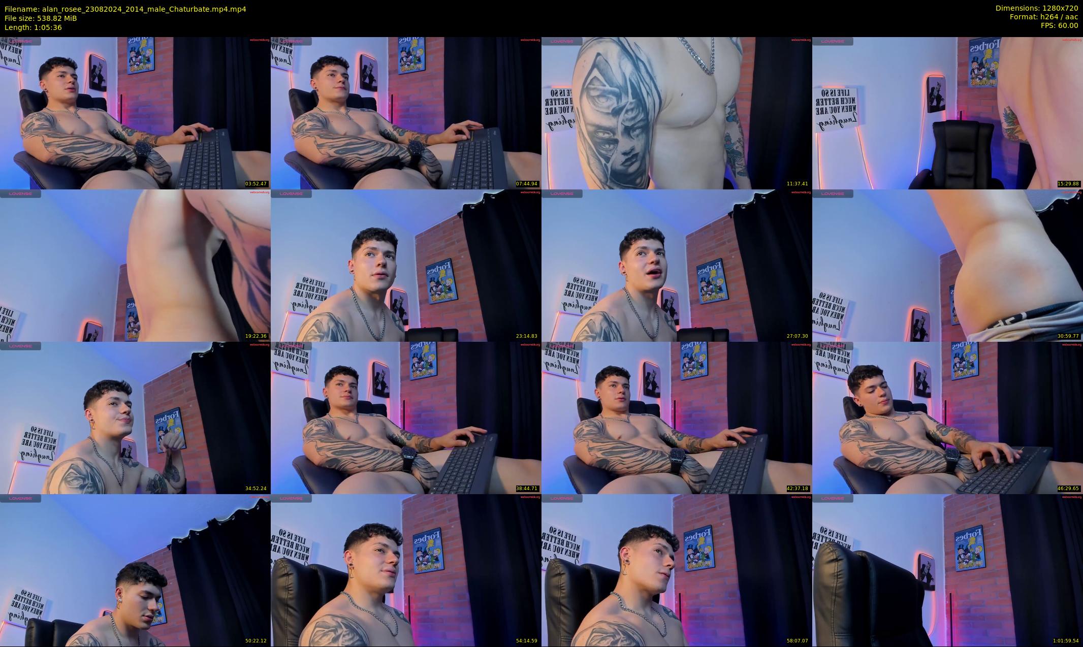 alan_rosee — 66 minute Chaturbate male cam show recording, 720p, Aug 23, 2024