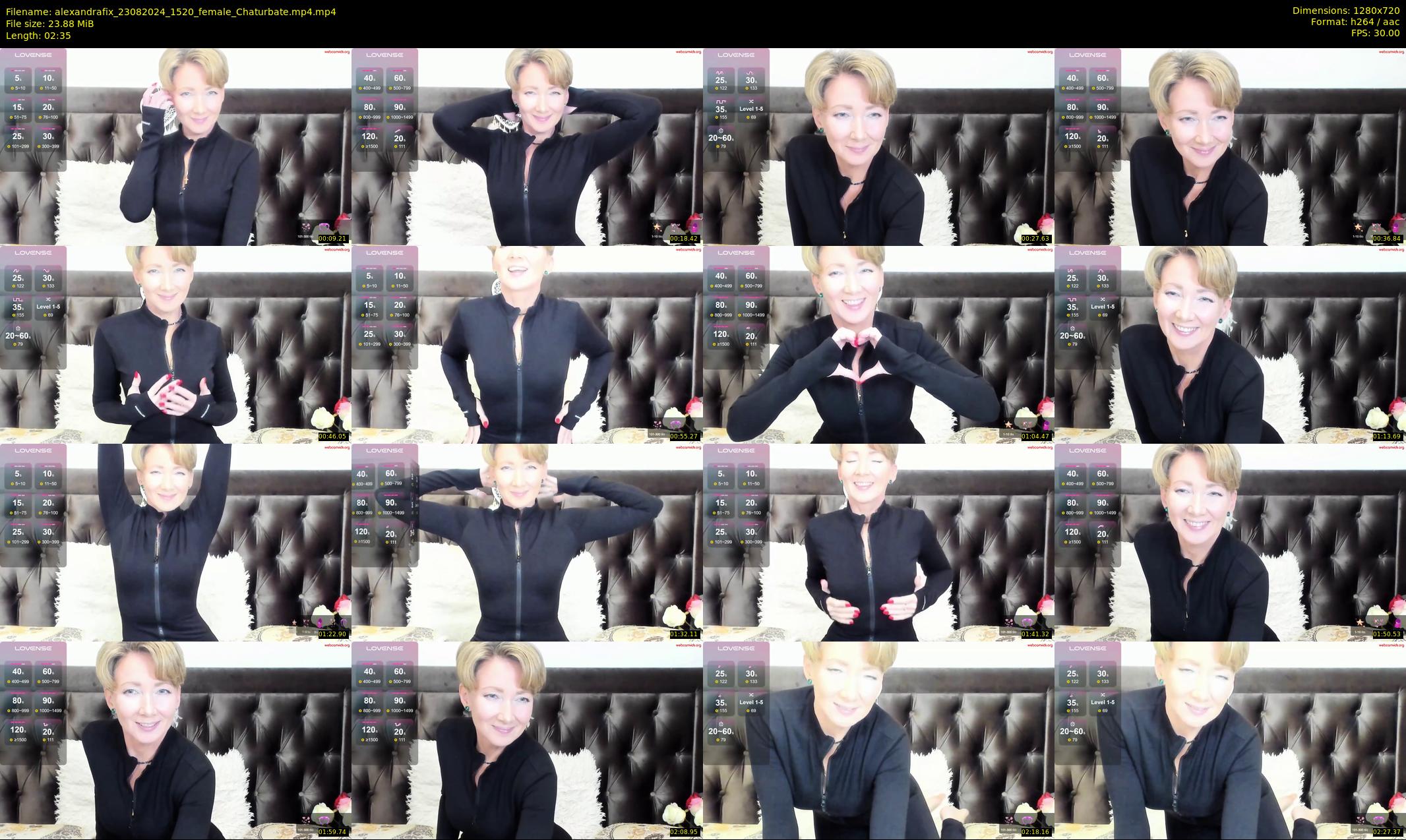 alexandrafix — 3 minute Chaturbate female cam show recording, 720p, Aug 23, 2024