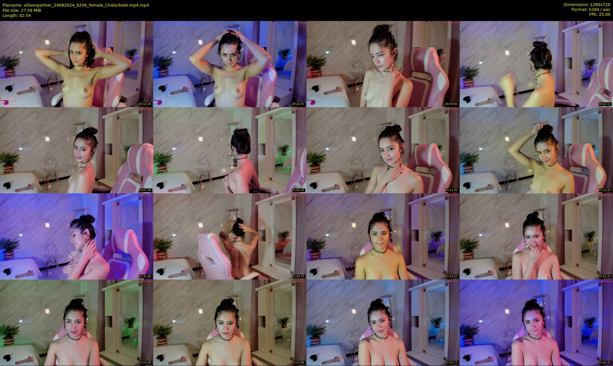 allisonpalmer — 3 minute Chaturbate female cam show recording, 720p, Aug 24, 2024
