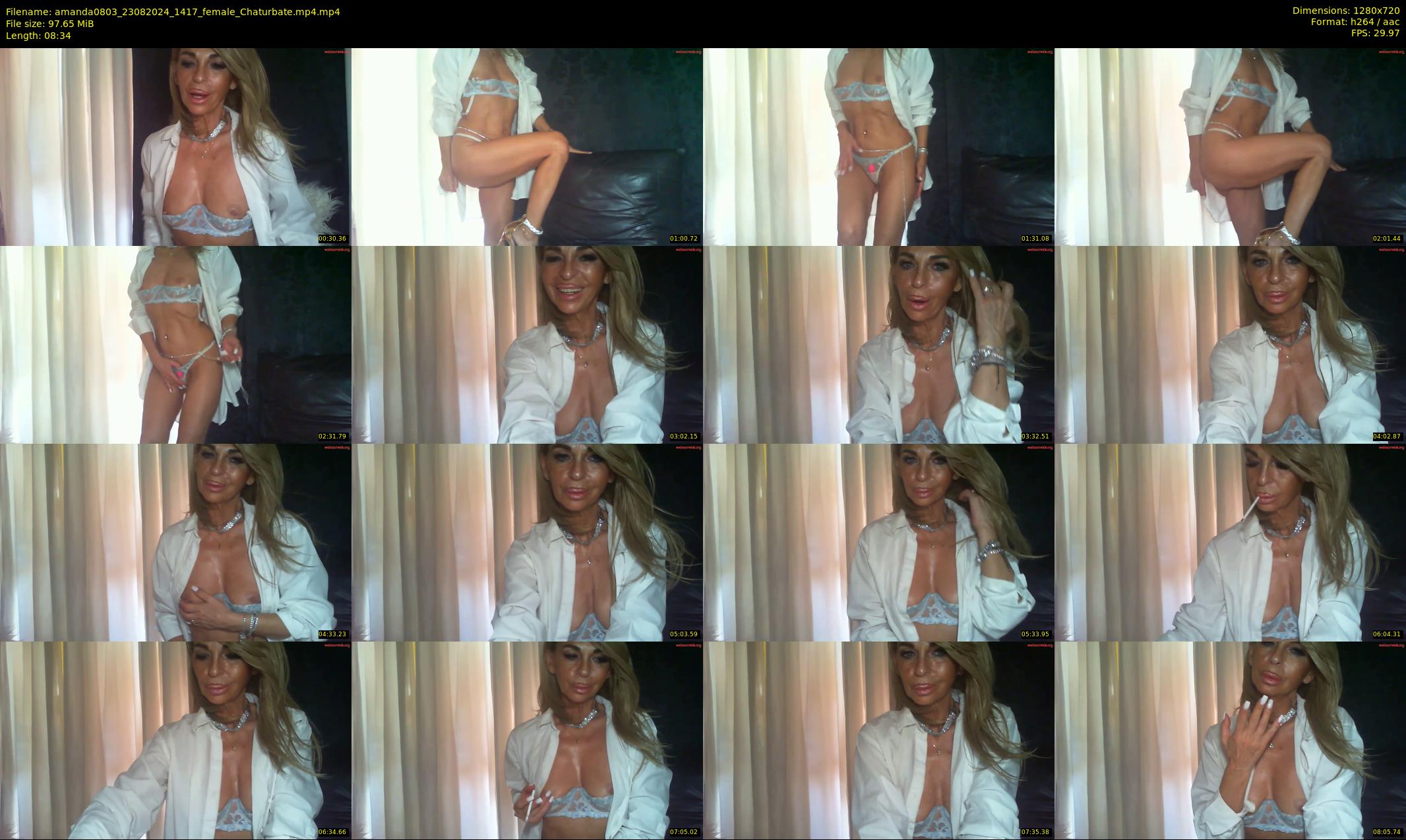 amanda0803 — 9 minute Chaturbate female cam show recording, 720p, Aug 23, 2024