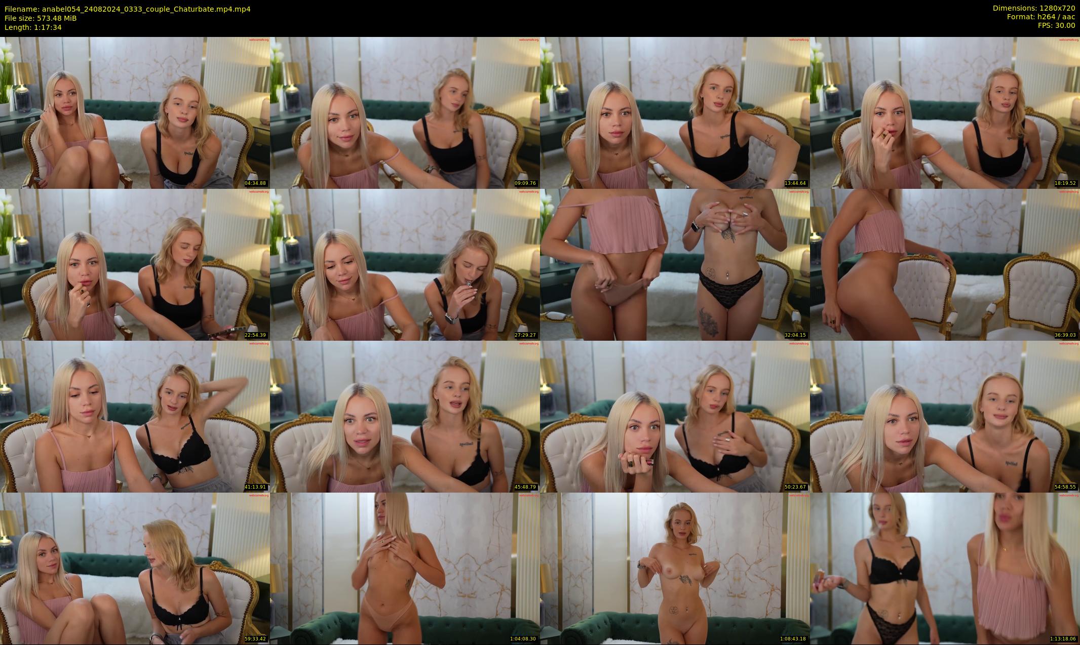 anabel054 — 78 minute Chaturbate female cam show recording, 720p, Aug 24, 2024