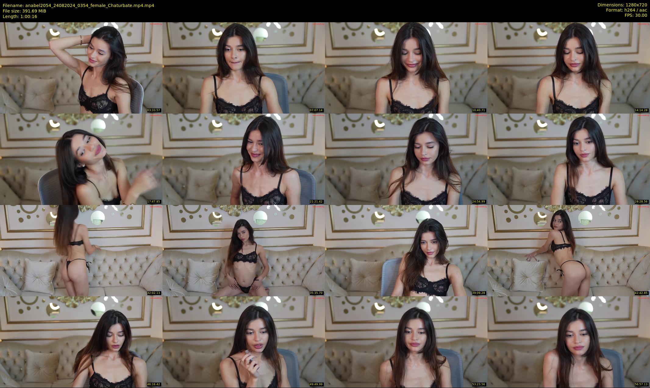 anabel2054 — 61 minute Chaturbate female cam show recording, 720p, Aug 24, 2024