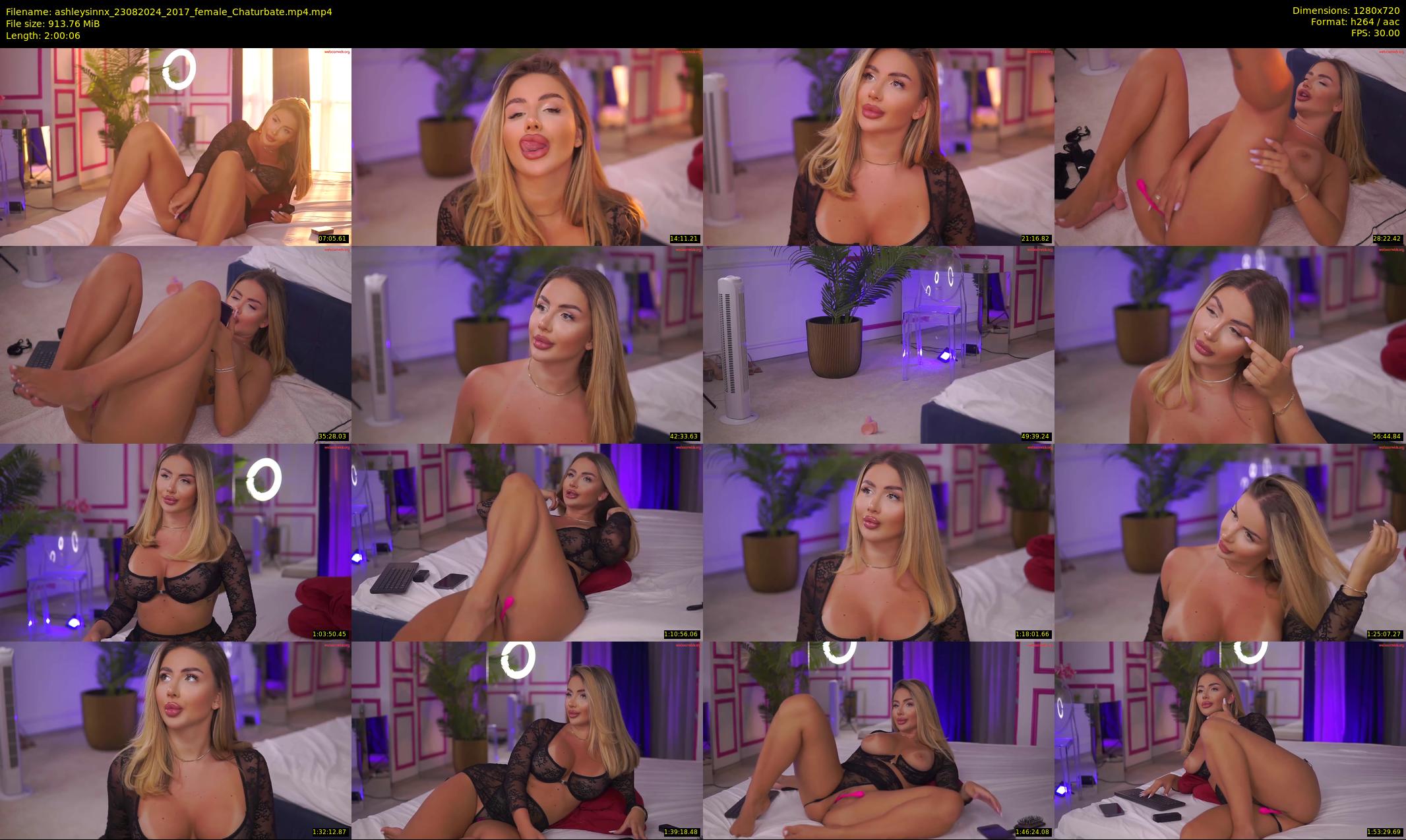 ashleysinnx — 121 minute Chaturbate female cam show recording, 720p, Aug 23, 2024