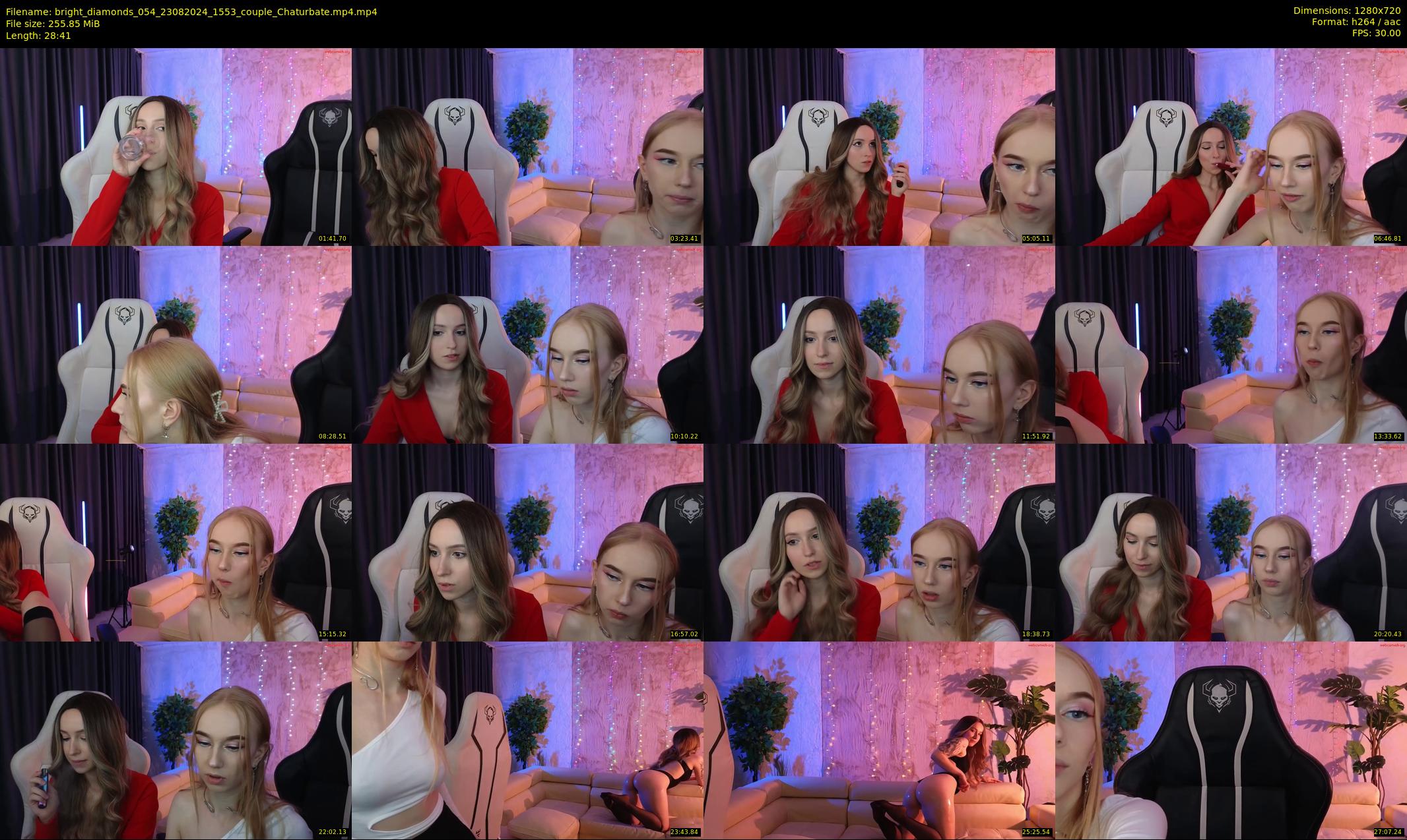 bright_diamonds_054 — 29 minute Chaturbate couple cam show recording, 720p, Aug 23, 2024