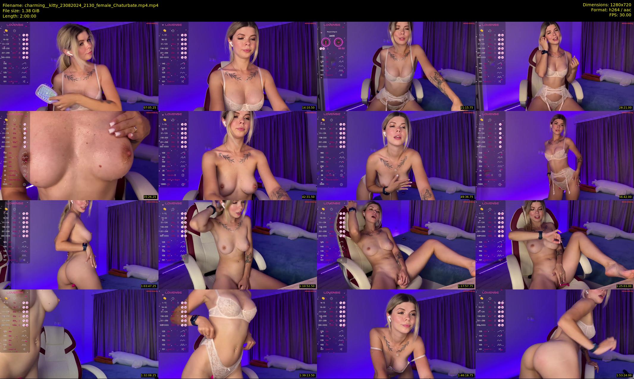 charming__kitty — 120 minute Chaturbate female cam show recording, 720p, Aug 23, 2024