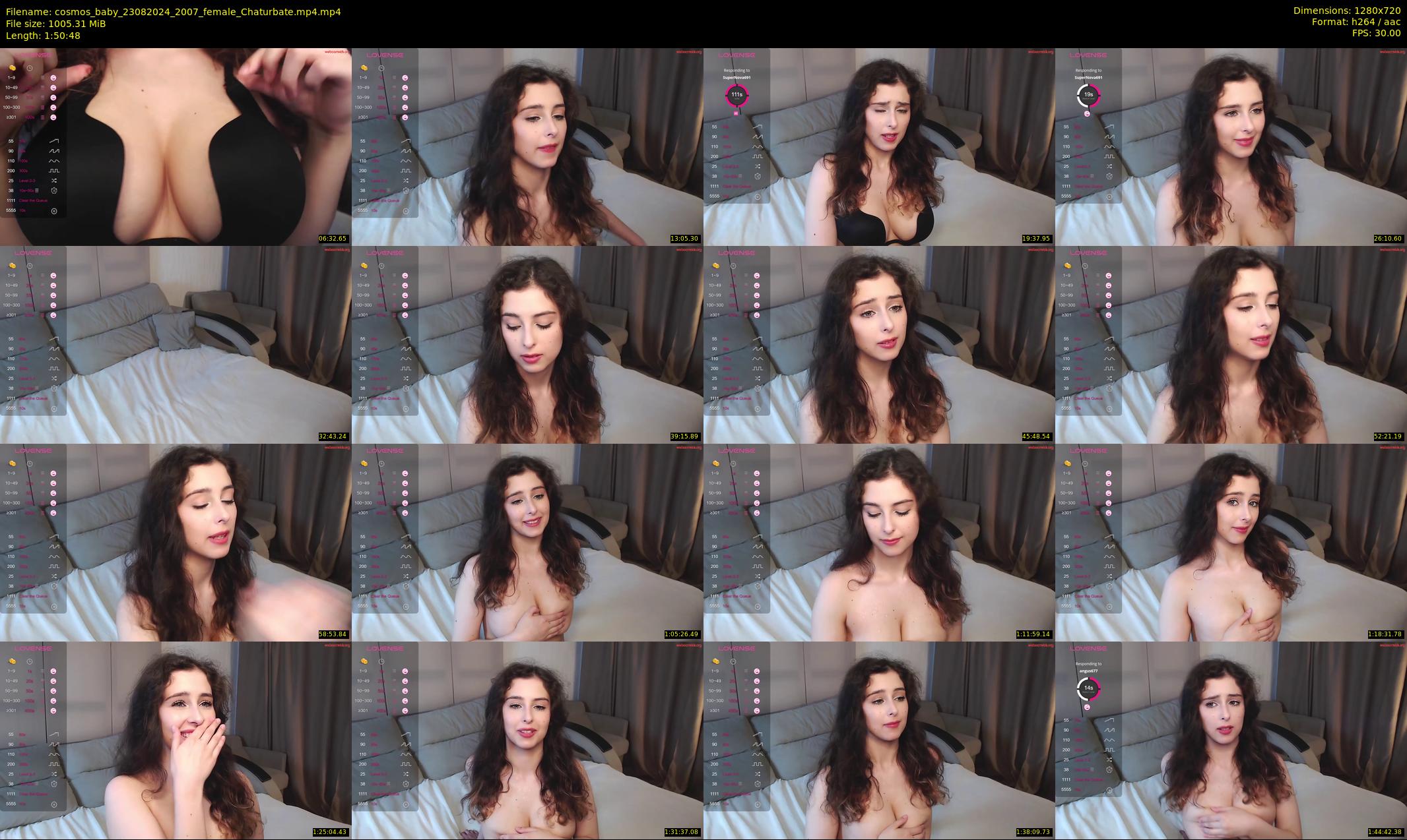 cosmos_baby — 111 minute Chaturbate female cam show recording, 720p, Aug 23, 2024