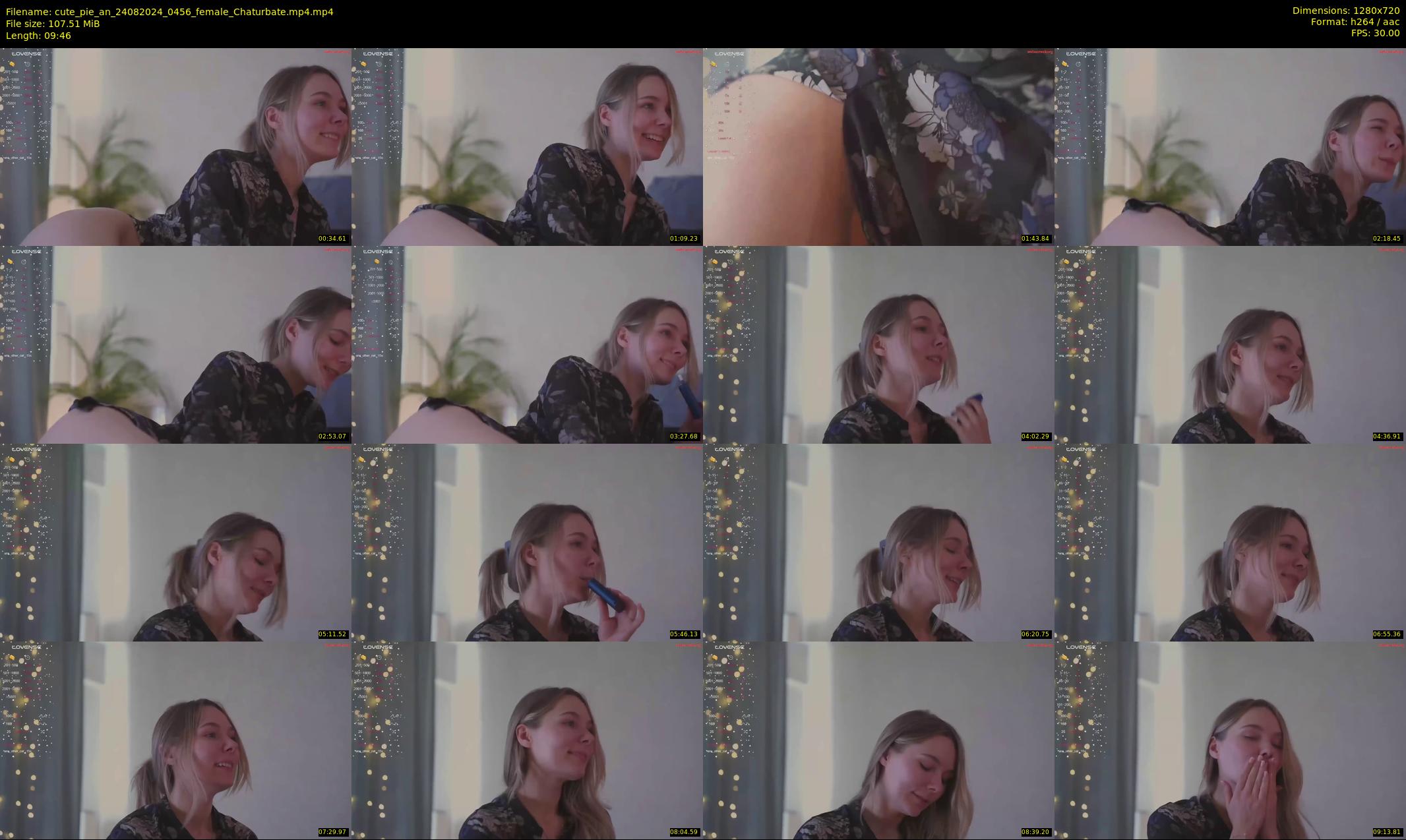 cute_pie_an — 10 minute Chaturbate female cam show recording, 720p, Aug 24, 2024