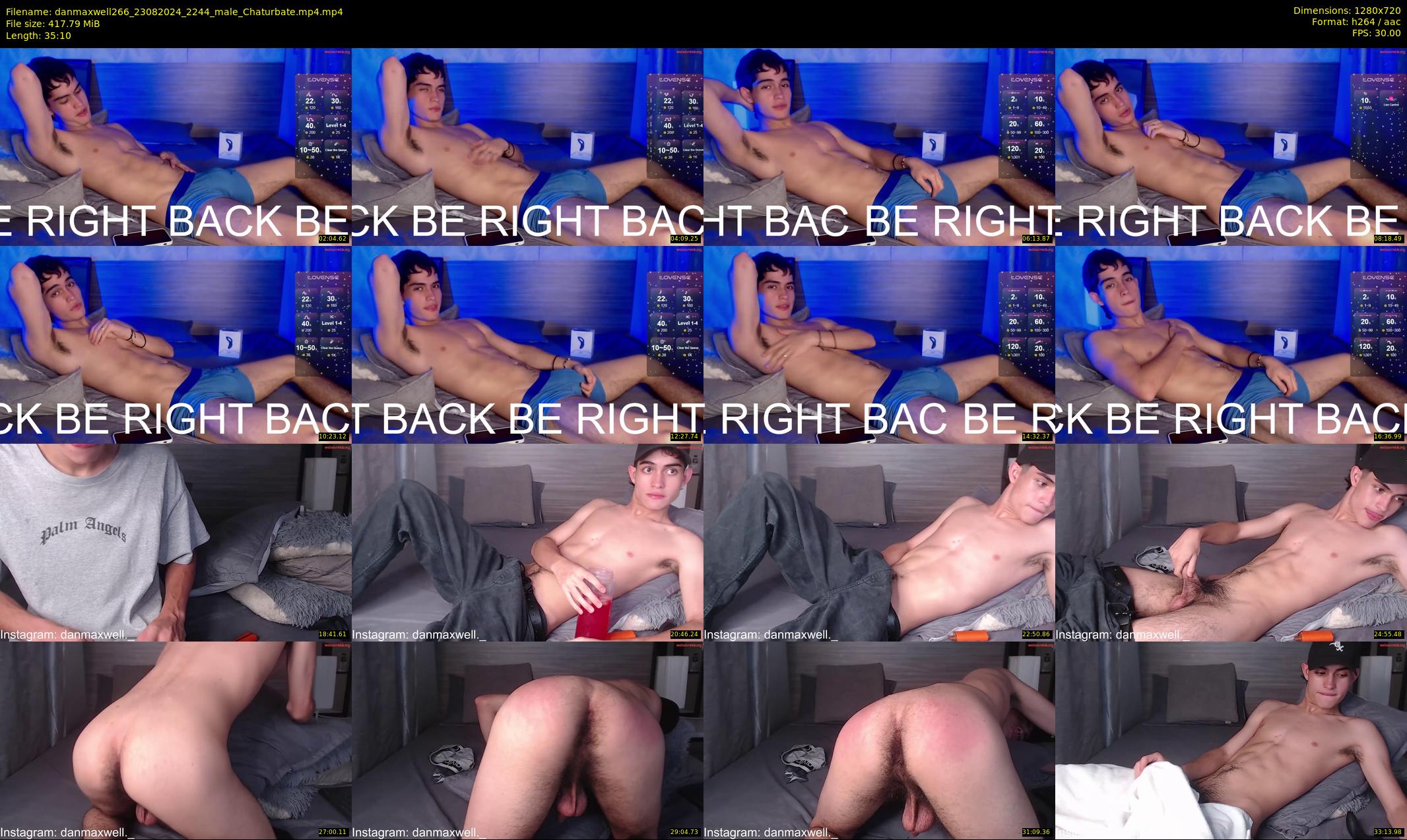 danmaxwell266 — 36 minute Chaturbate male cam show recording, 720p, Aug 23, 2024