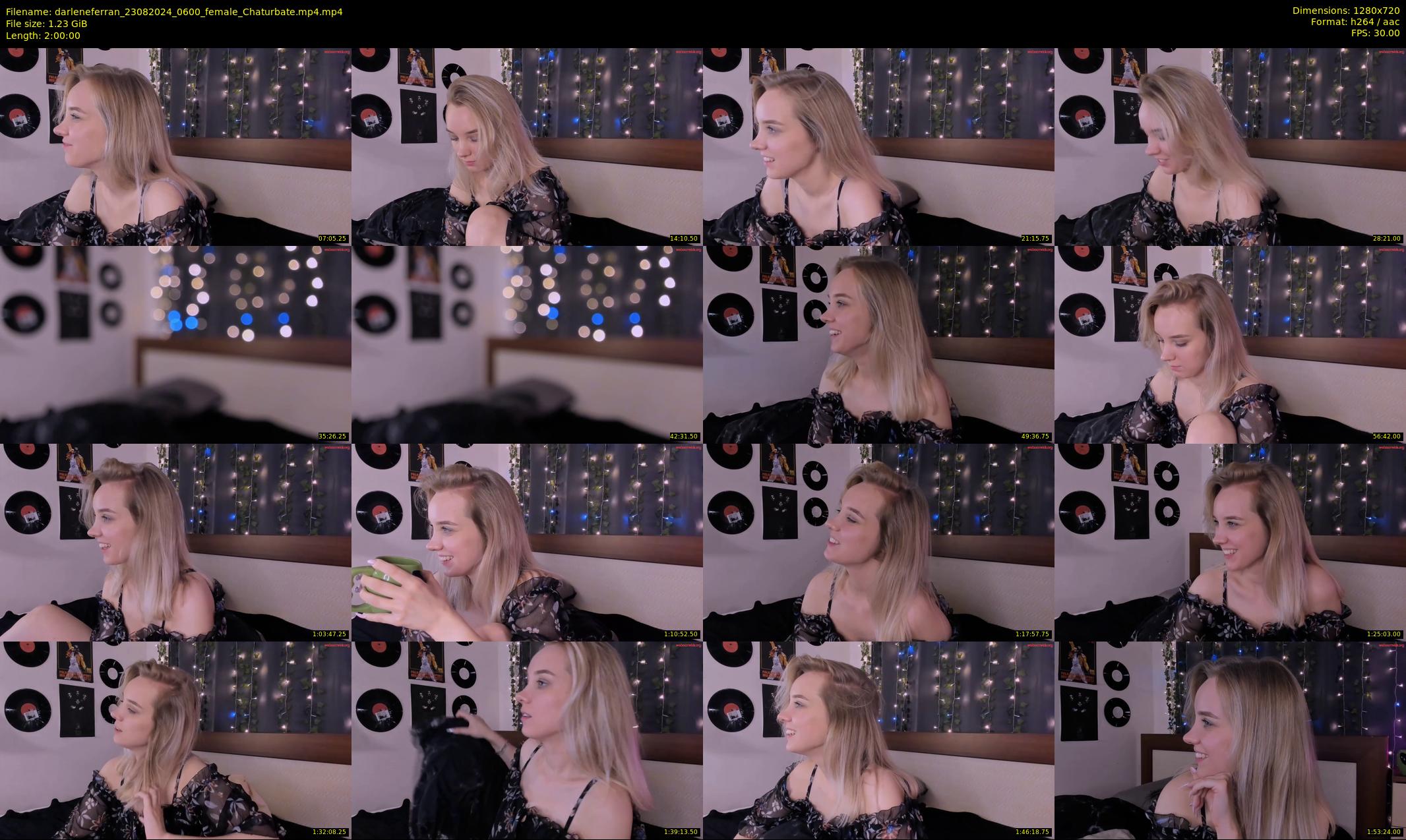 darleneferran — 120 minute Chaturbate female cam show recording, 720p, Aug 23, 2024