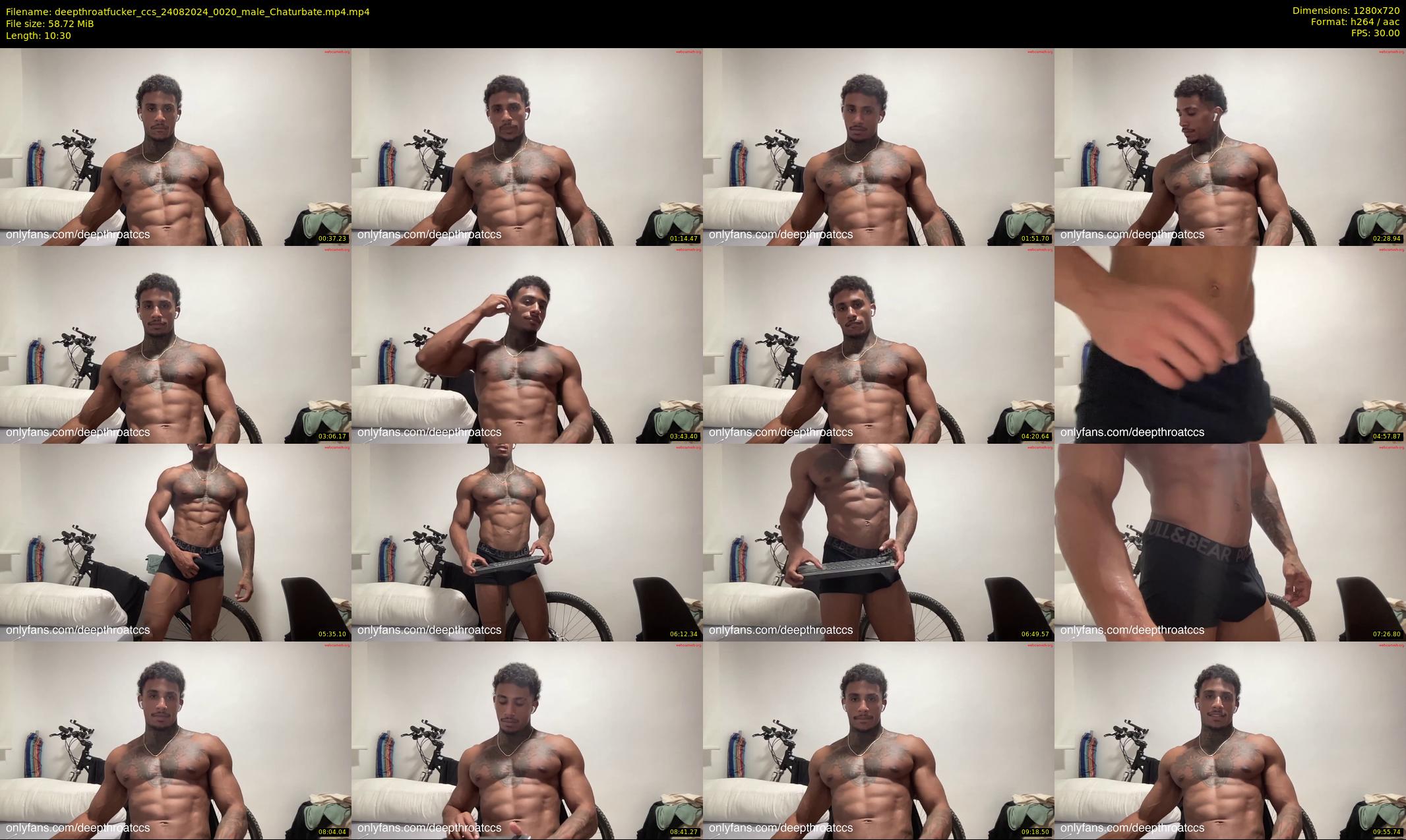 deepthroatfucker_ccs — 11 minute Chaturbate male cam show recording, 720p, Aug 24, 2024