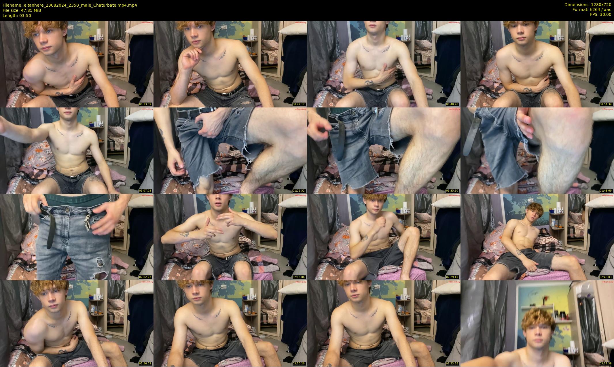 eitanhere — 4 minute Chaturbate male cam show recording, 720p, Aug 23, 2024