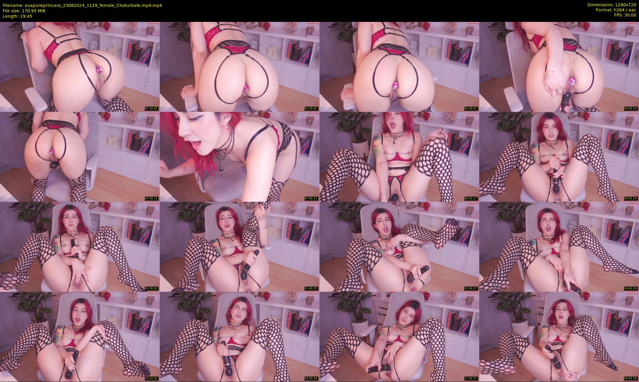 evapunkprincess — 20 minute Chaturbate female cam show recording, 720p, Aug 23, 2024