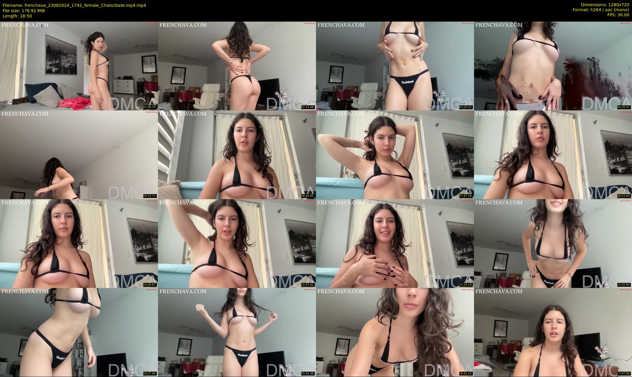 frenchava — 19 minute Chaturbate female cam show recording, 720p, Aug 23, 2024