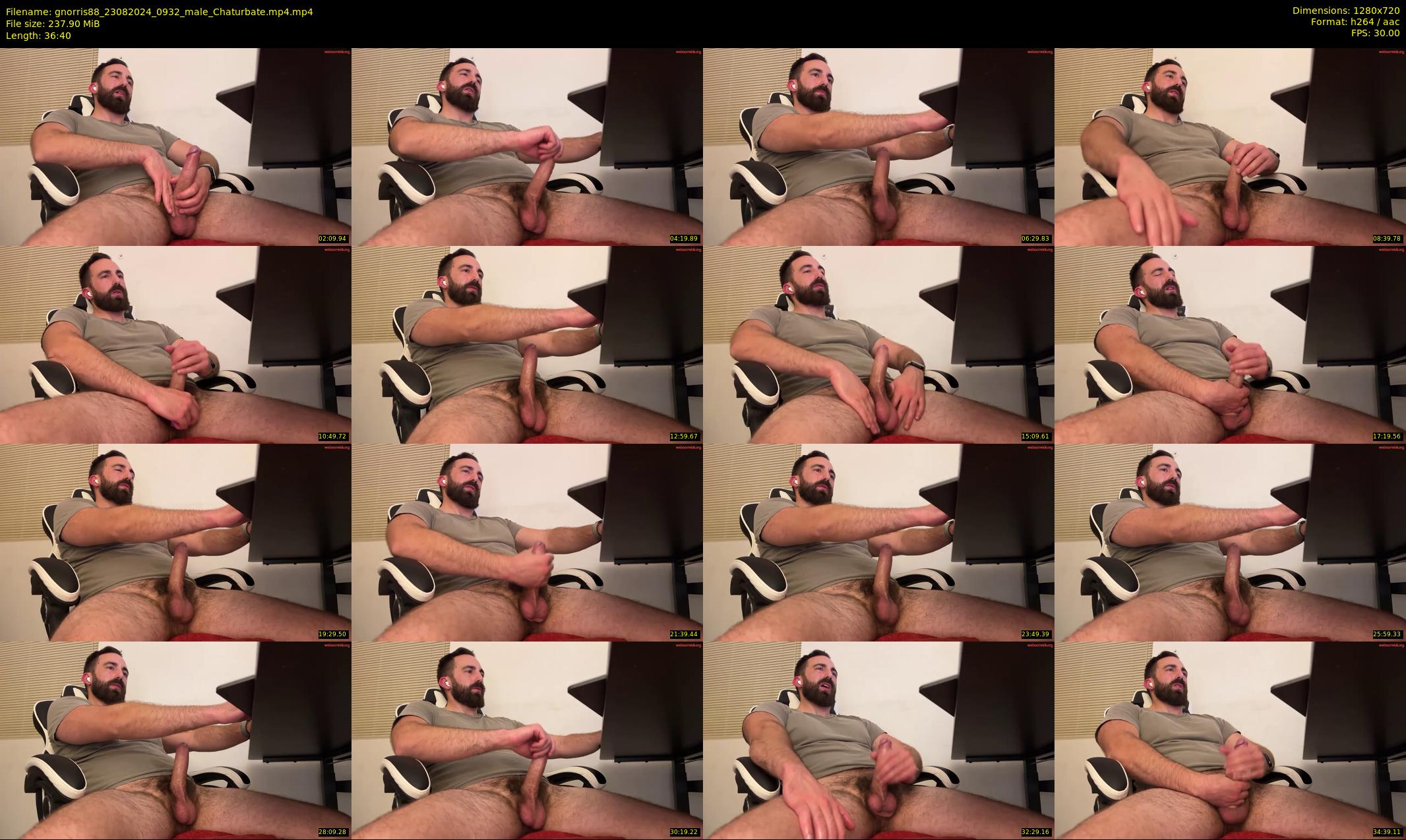 gnorris88 — 37 minute Chaturbate male cam show recording, 720p, Aug 23, 2024