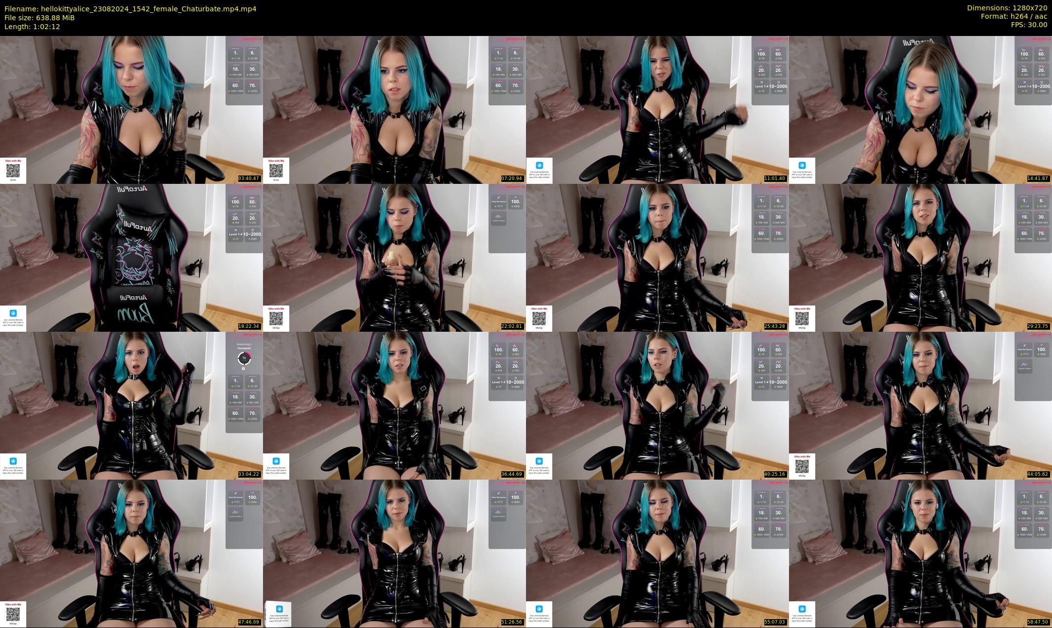 hellokittyalice — 63 minute Chaturbate female cam show recording, 720p, Aug 23, 2024