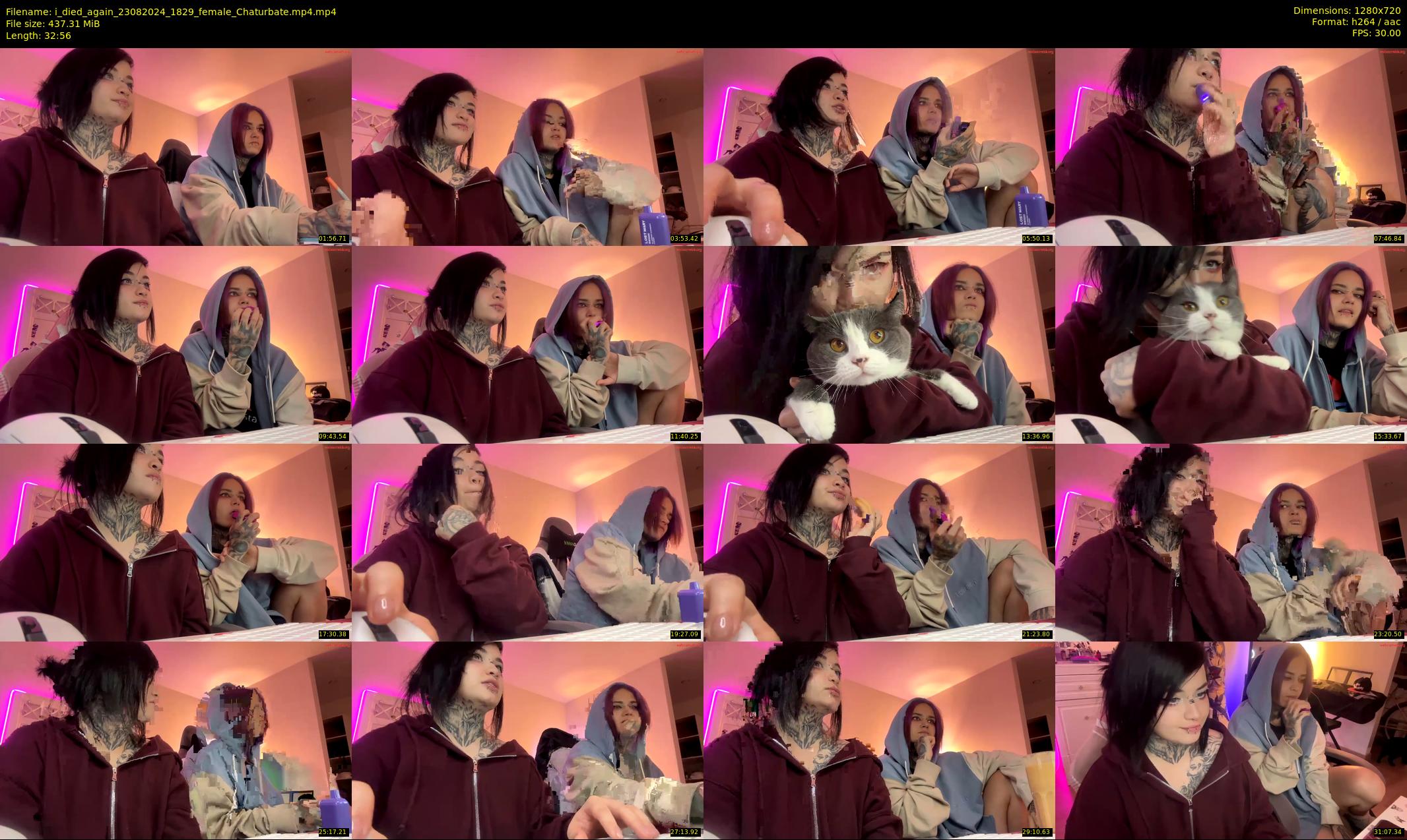 i_died_again — 33 minute Chaturbate female cam show recording, 720p, Aug 23, 2024