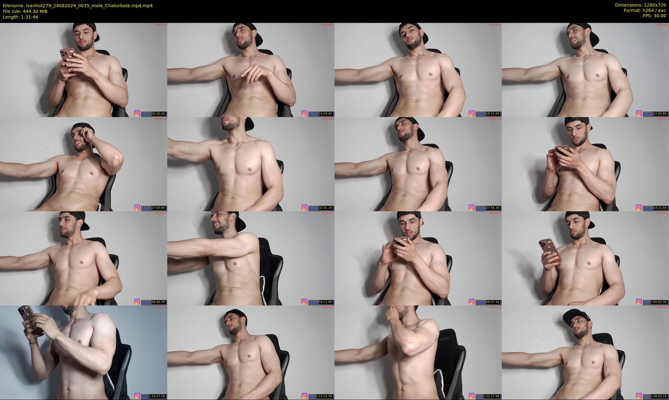 ivanhot279 — 92 minute Chaturbate male cam show recording, 720p, Aug 24, 2024