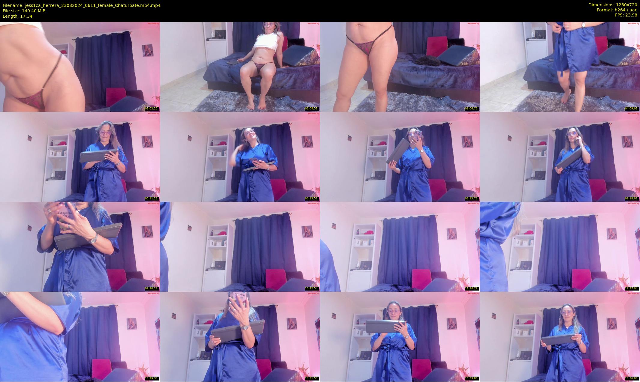 jess1ca_herrera — 18 minute Chaturbate female cam show recording, 720p, Aug 23, 2024