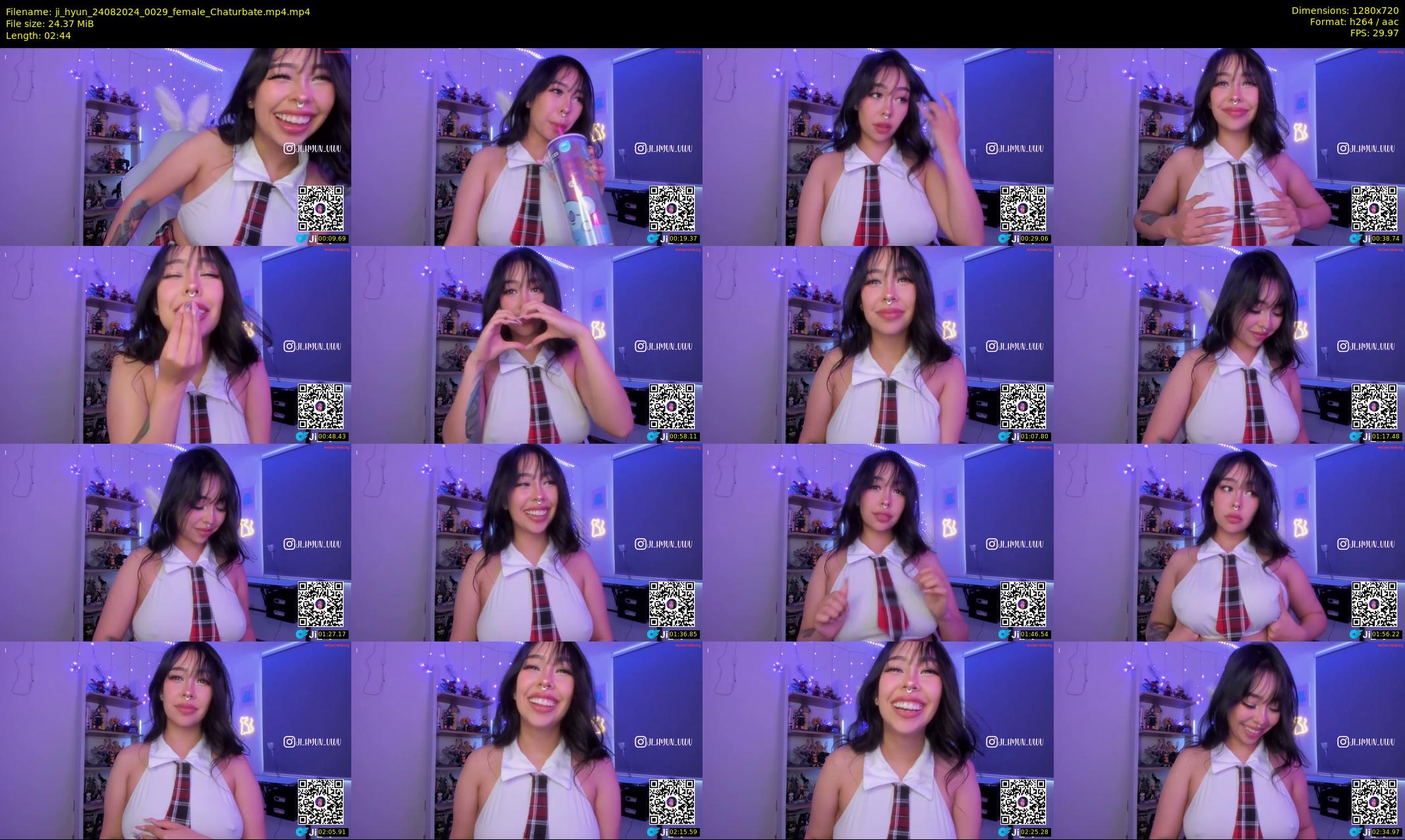 ji_hyun — 3 minute Chaturbate female cam show recording, 720p, Aug 24, 2024
