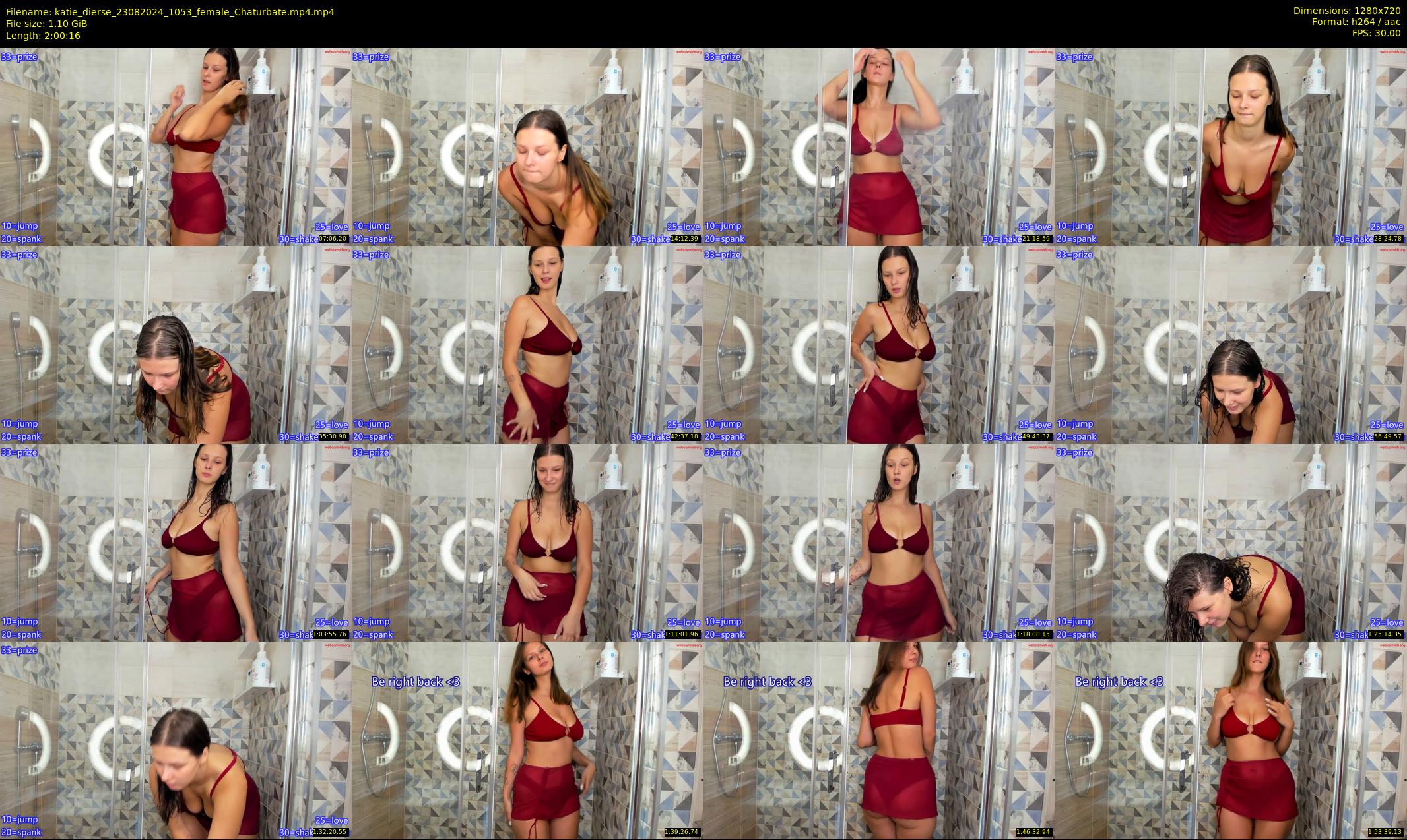 katie_dierse — 121 minute Chaturbate female cam show recording, 720p, Aug 23, 2024