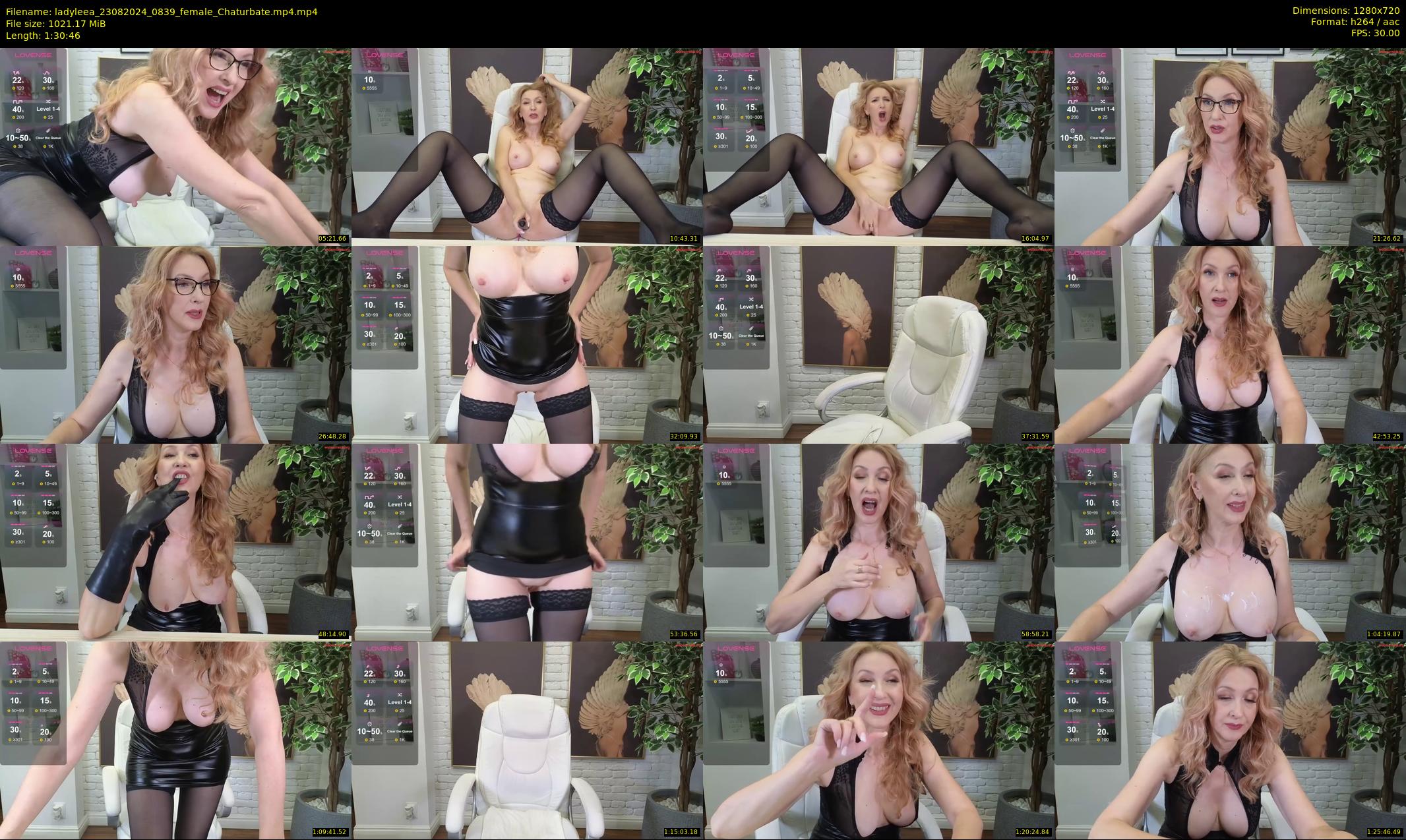 ladyleea — 91 minute Chaturbate female cam show recording, 720p, Aug 23, 2024