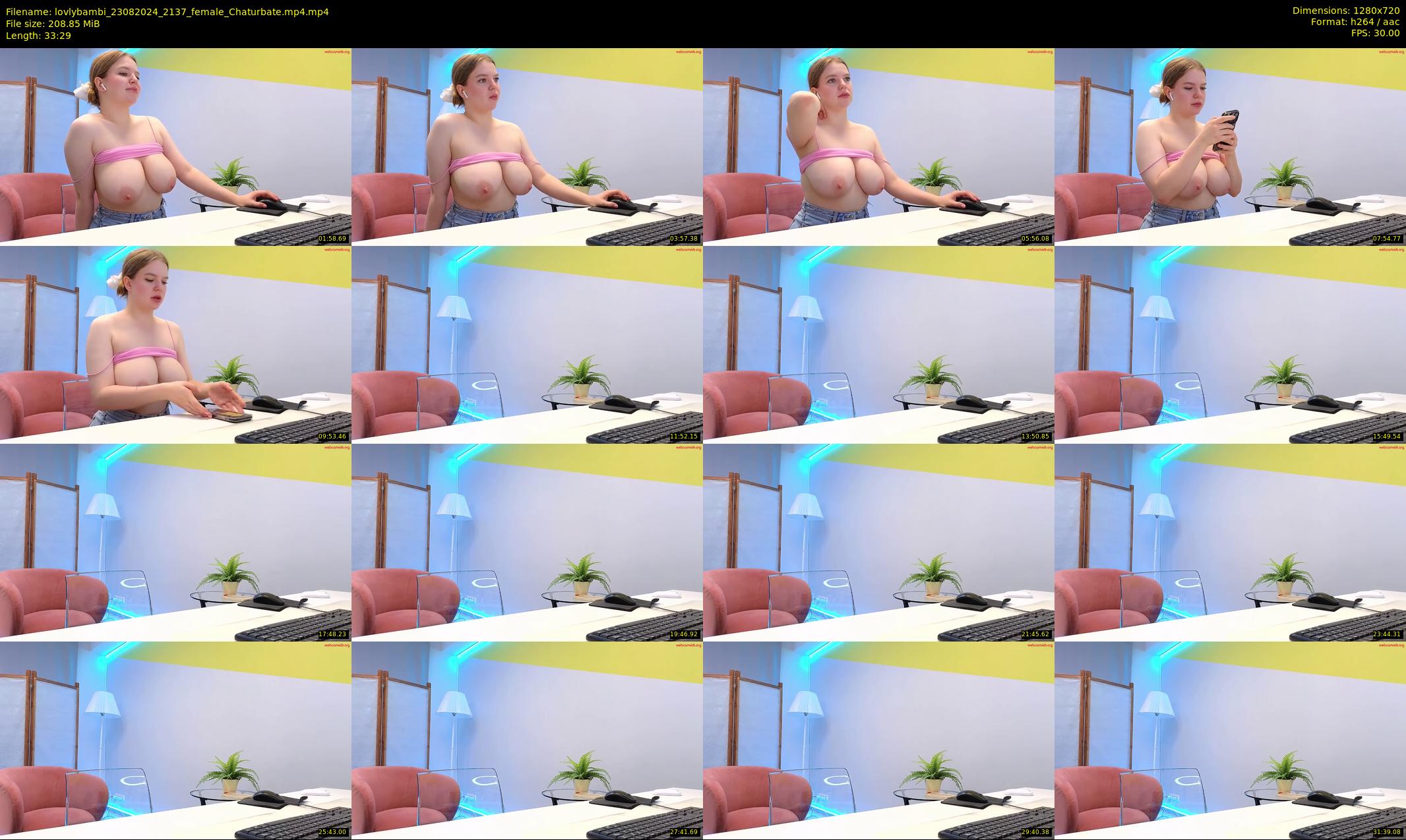 lovlybambi — 34 minute Chaturbate female cam show recording, 720p, Aug 23, 2024
