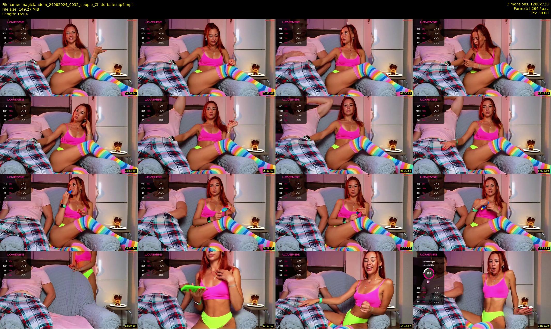 magictandem — 17 minute Chaturbate couple cam show recording, 720p, Aug 24, 2024