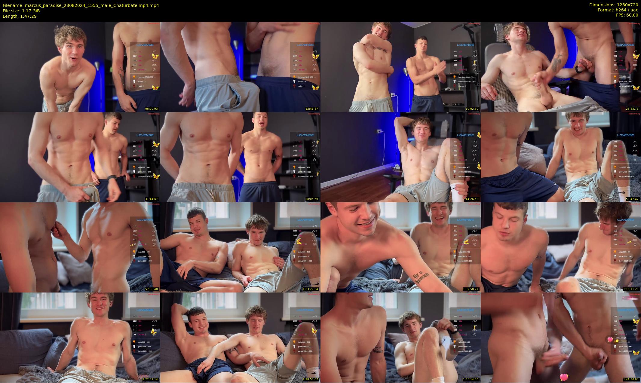 marcus_paradise — 108 minute Chaturbate male cam show recording, 720p, Aug 23, 2024