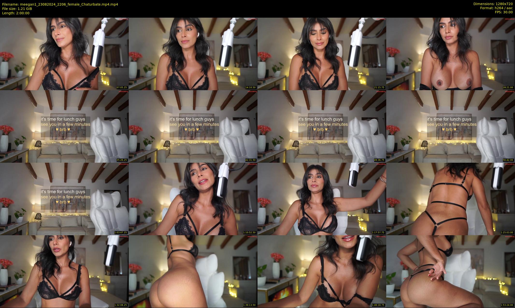 meegan1 — 120 minute Chaturbate female cam show recording, 720p, Aug 23, 2024