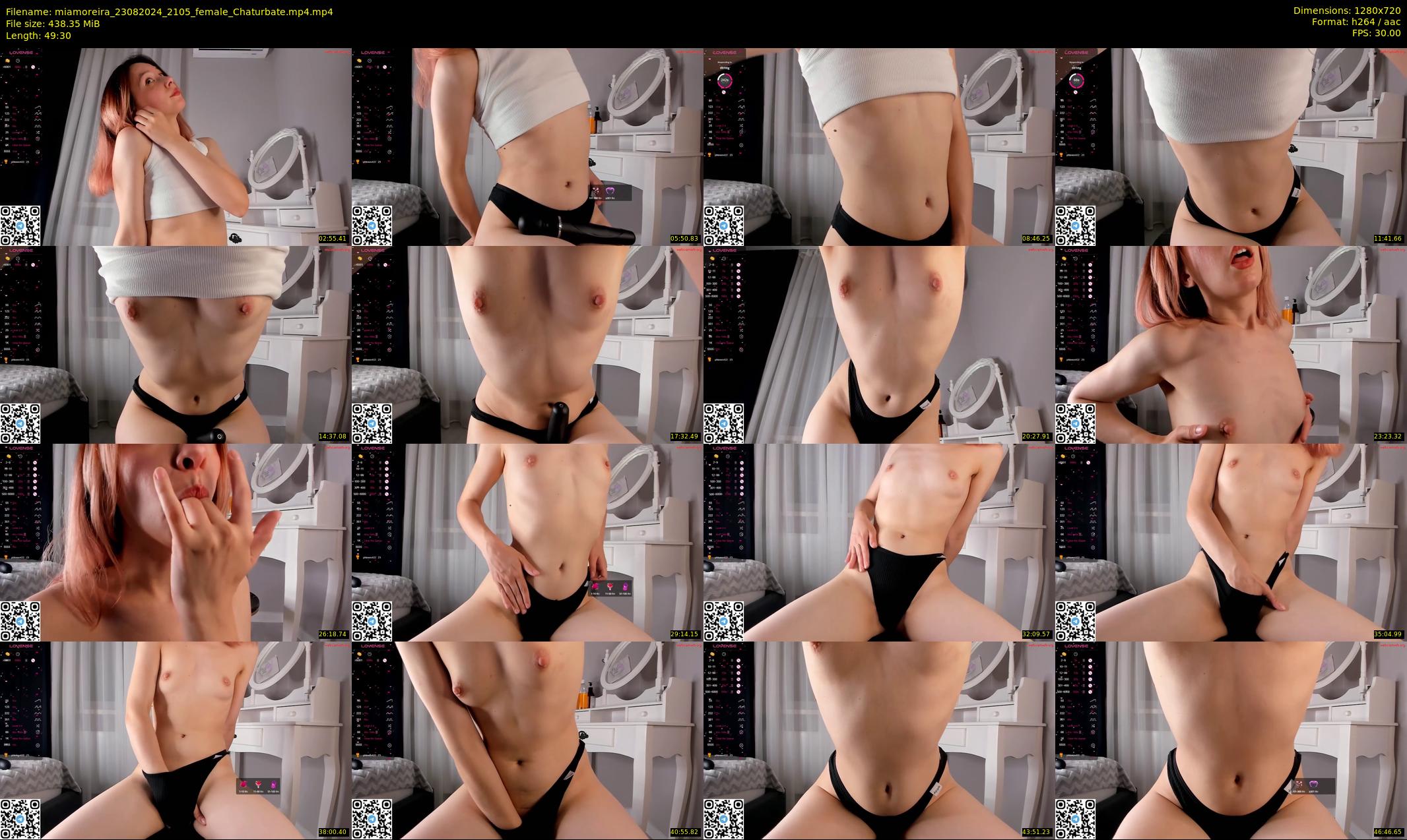 miamoreira — 50 minute Chaturbate female cam show recording, 720p, Aug 23, 2024