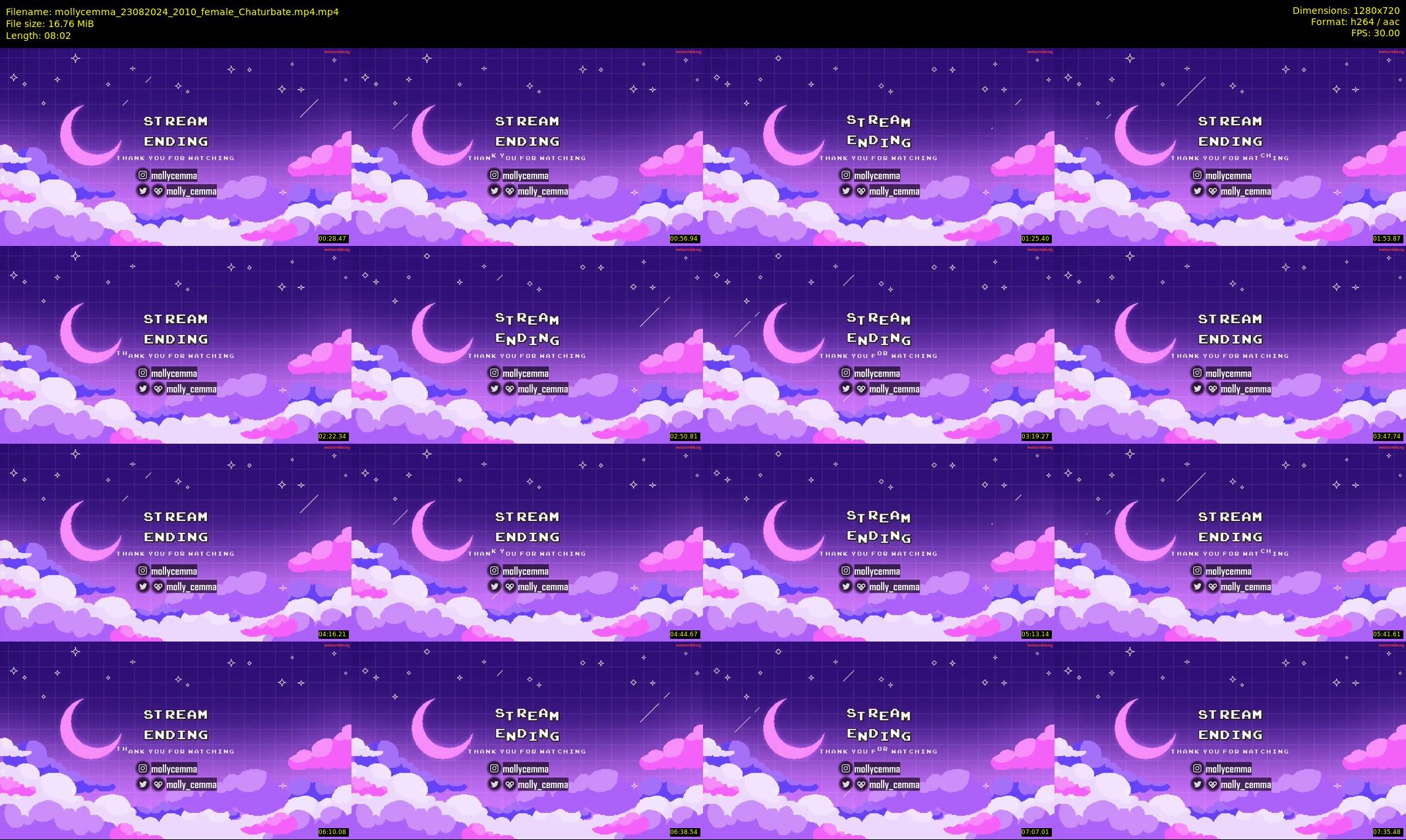 mollycemma — 9 minute Chaturbate female cam show recording, 720p, Aug 23, 2024
