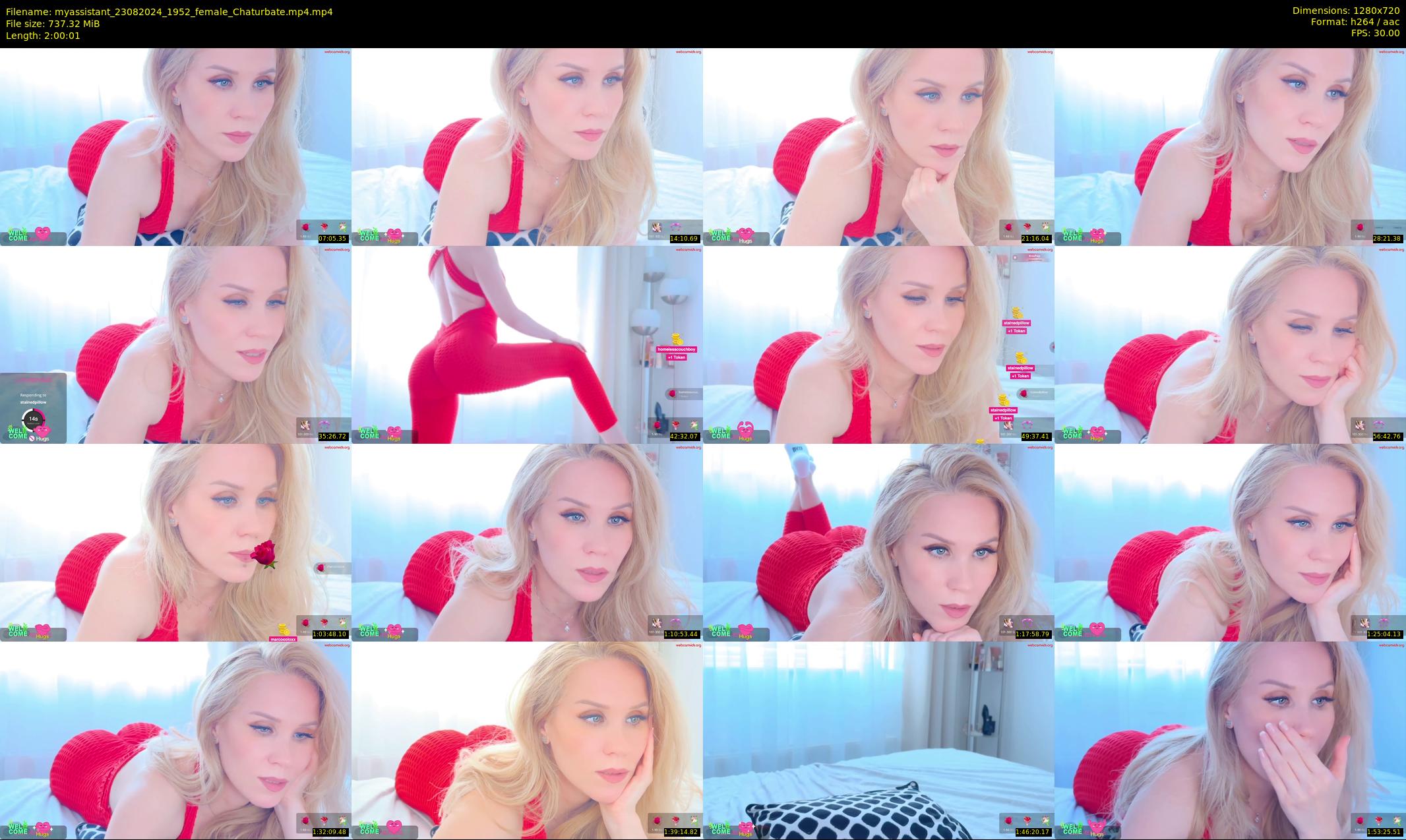 myassistant — 121 minute Chaturbate female cam show recording, 720p, Aug 23, 2024
