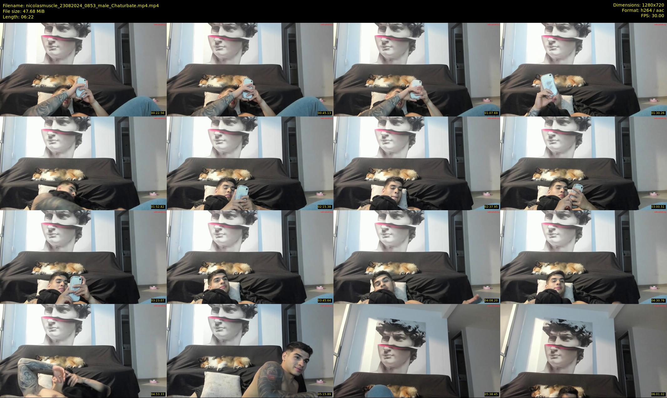 nicolasmuscle — 7 minute Chaturbate male cam show recording, 720p, Aug 23, 2024