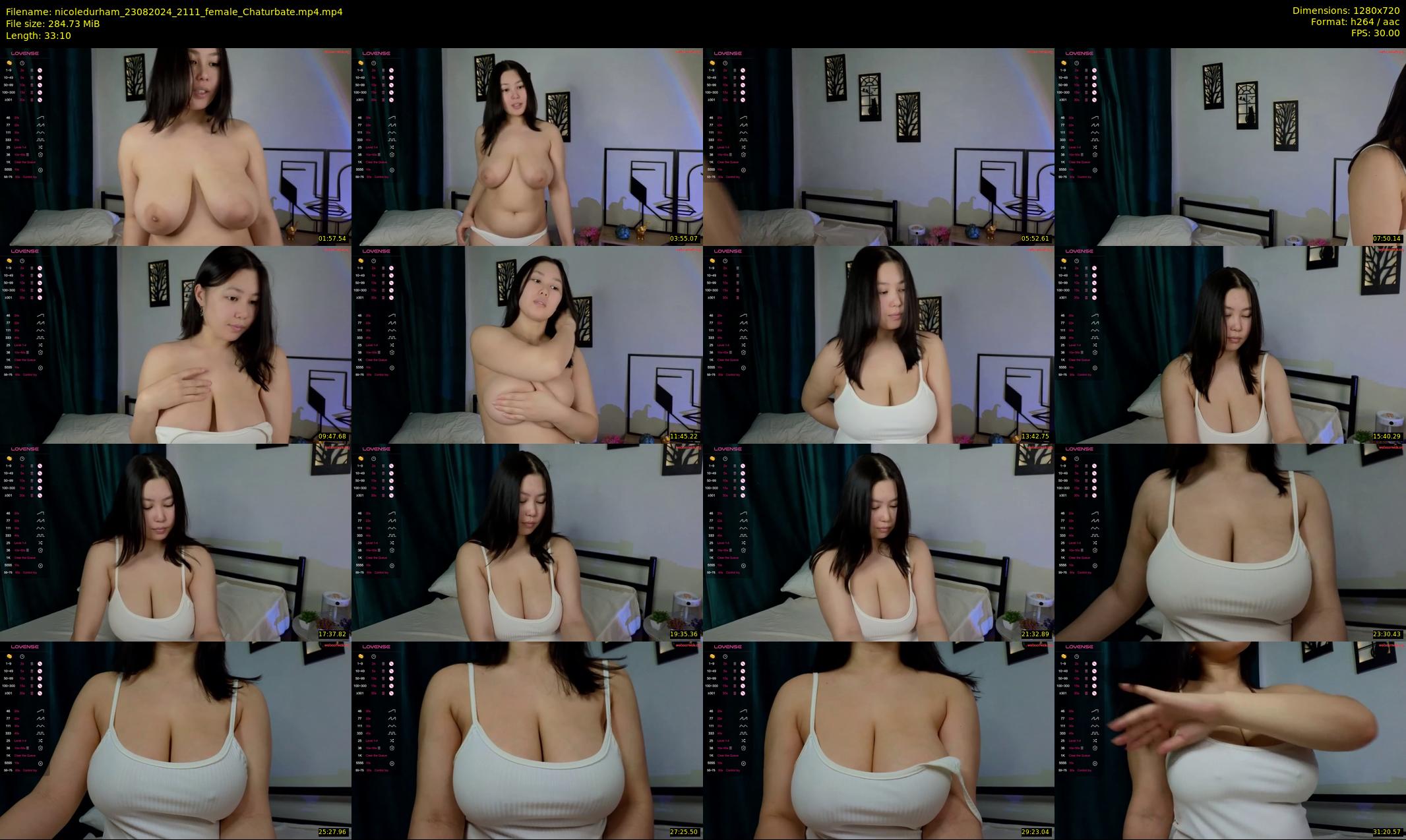 nicoledurham — 34 minute Chaturbate female cam show recording, 720p, Aug 23, 2024