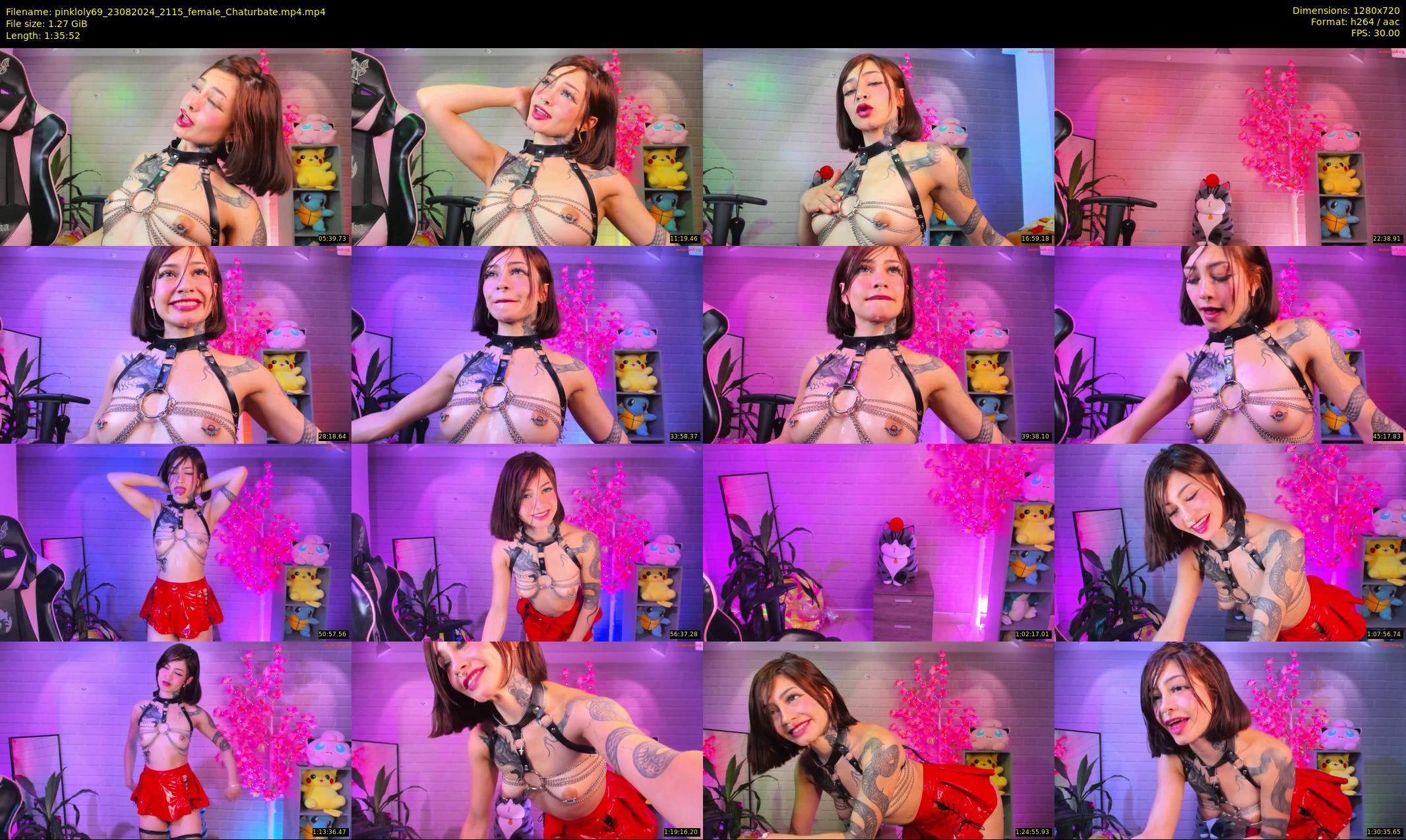pinkloly69 — 96 minute Chaturbate female cam show recording, 720p, Aug 23, 2024