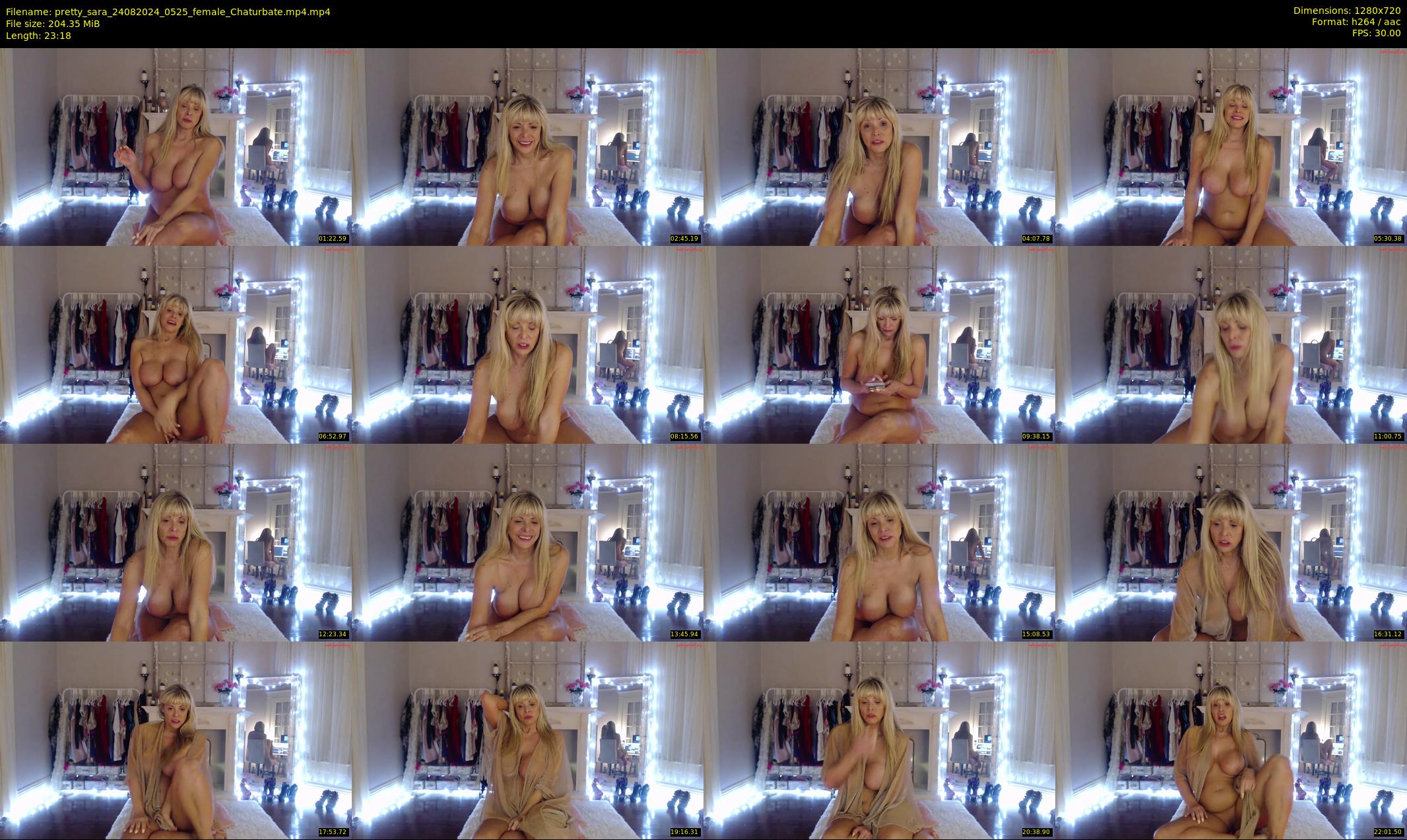 pretty_sara — 24 minute Chaturbate female cam show recording, 720p, Aug 24, 2024