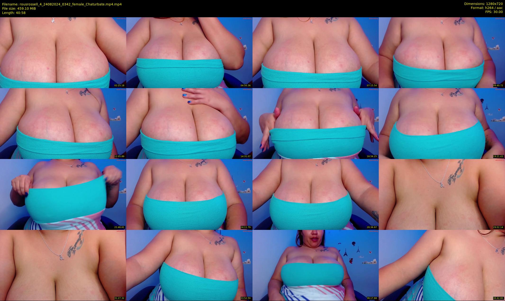 rousrossell_4 — 41 minute Chaturbate female cam show recording, 720p, Aug 24, 2024