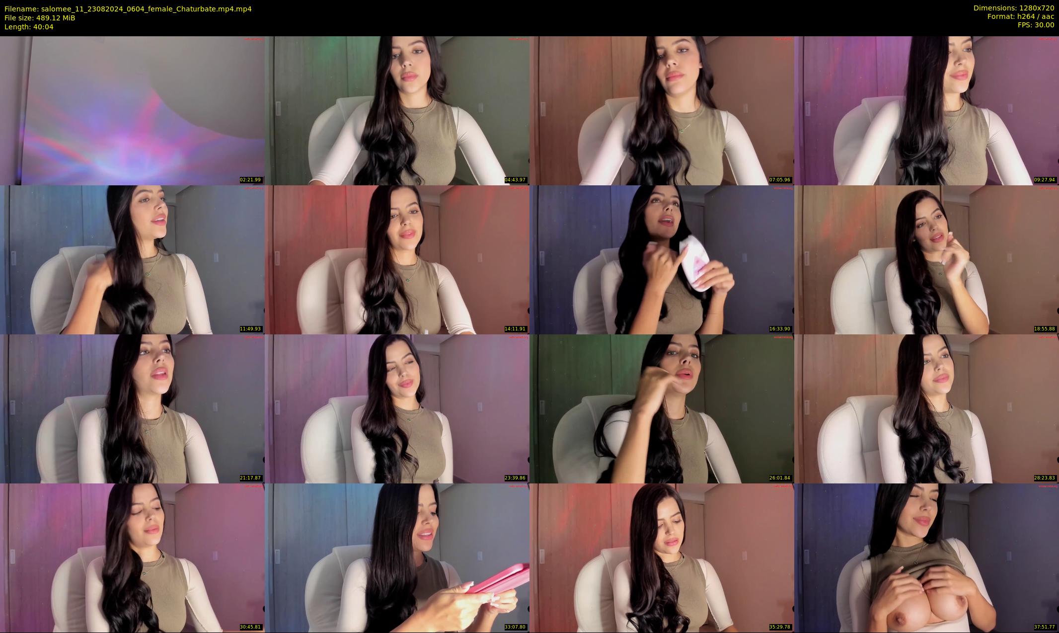 salomee_11 — 41 minute Chaturbate female cam show recording, 720p, Aug 23, 2024