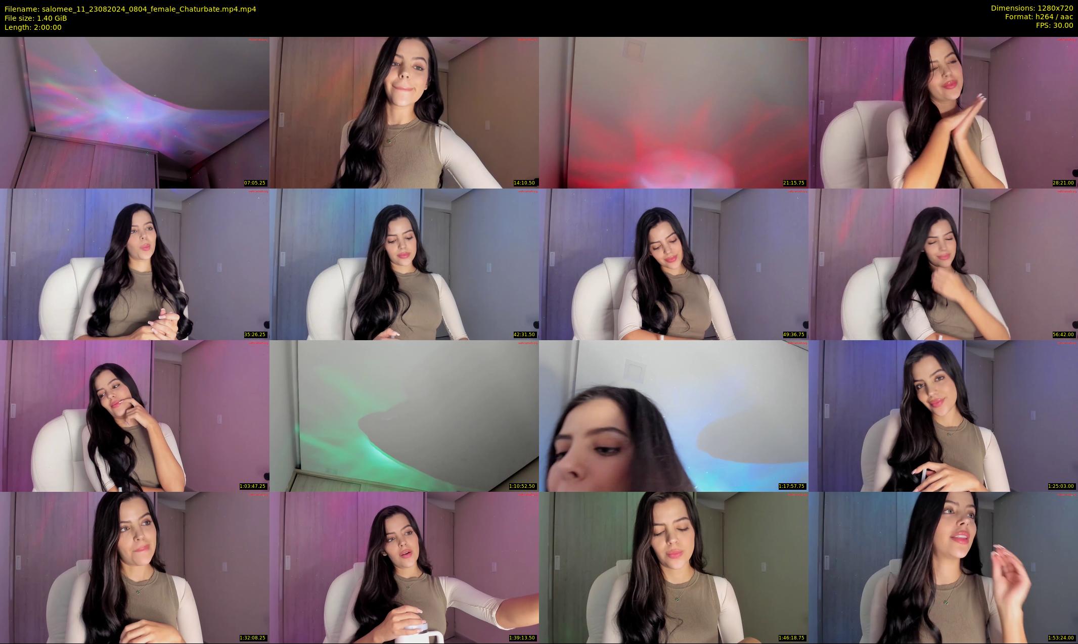 salomee_11 — 120 minute Chaturbate female cam show recording, 720p, Aug 23, 2024