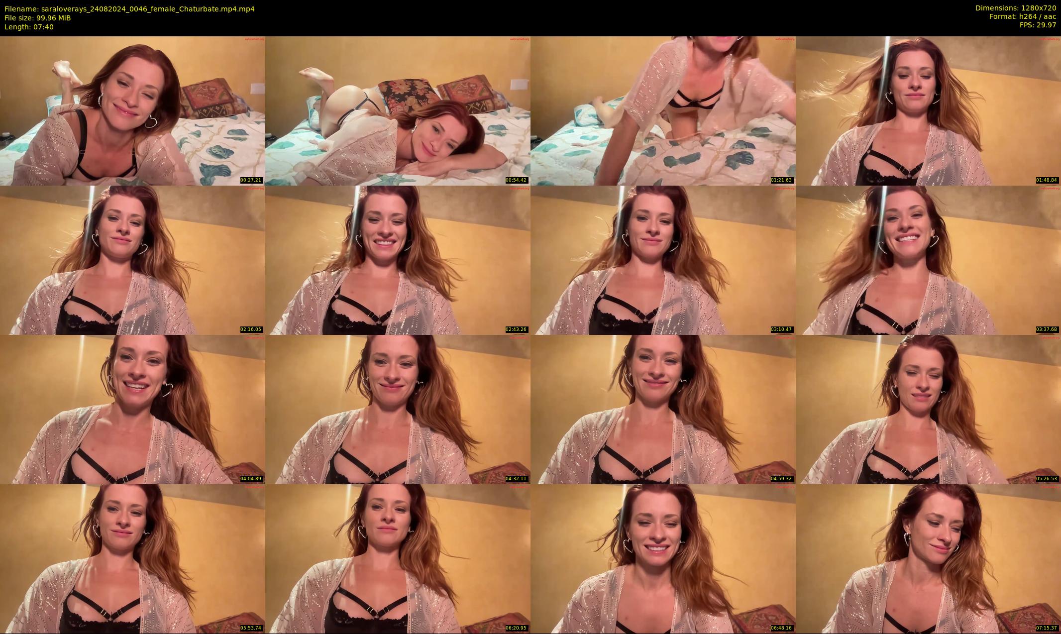 saraloverays — 8 minute Chaturbate female cam show recording, 720p, Aug 24, 2024