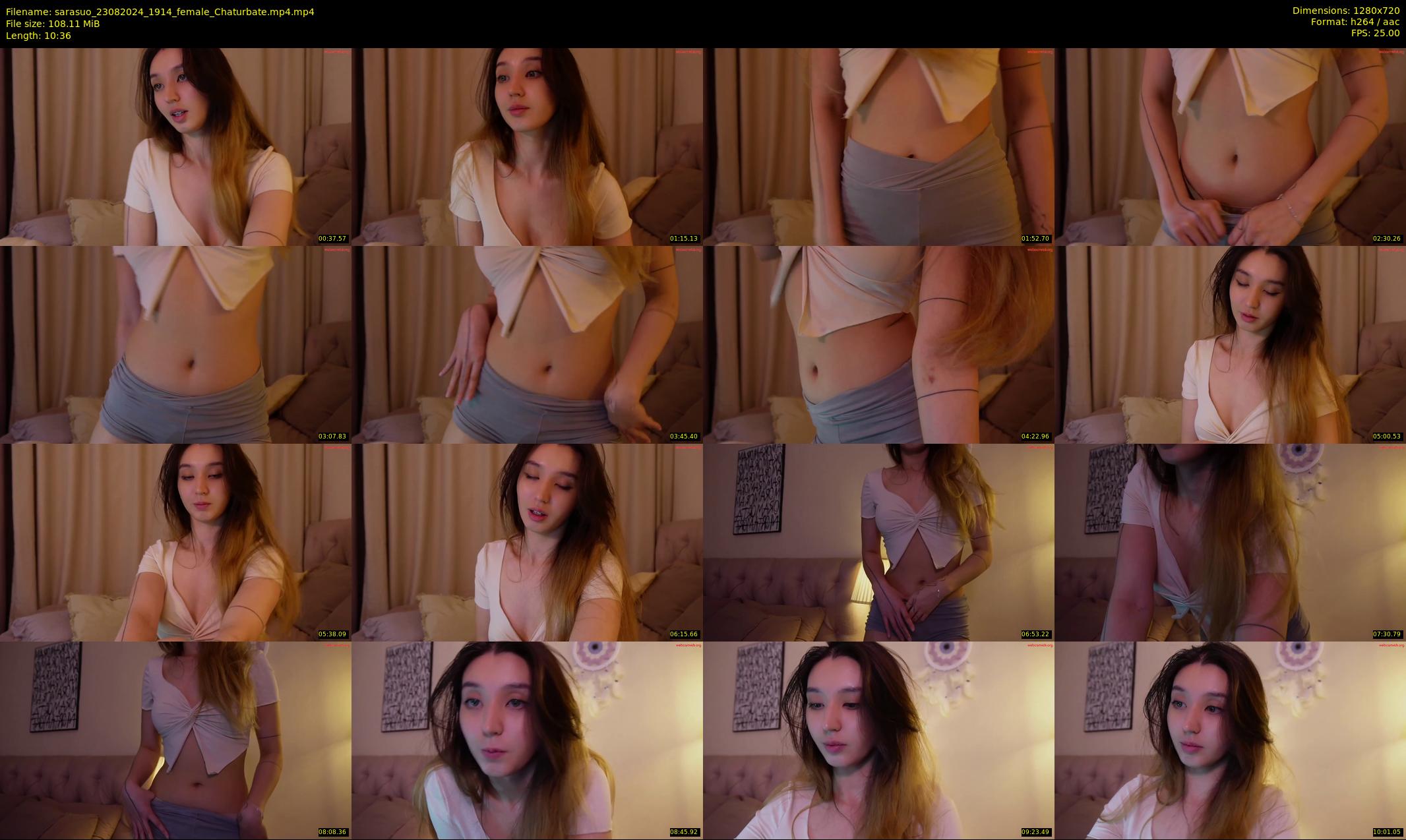 sarasuo — 11 minute Chaturbate female cam show recording, 720p, Aug 23, 2024