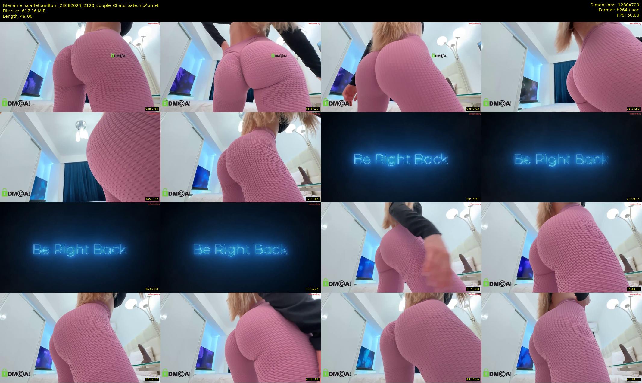 scarlettandtom — 49 minute Chaturbate couple cam show recording, 720p, Aug 23, 2024