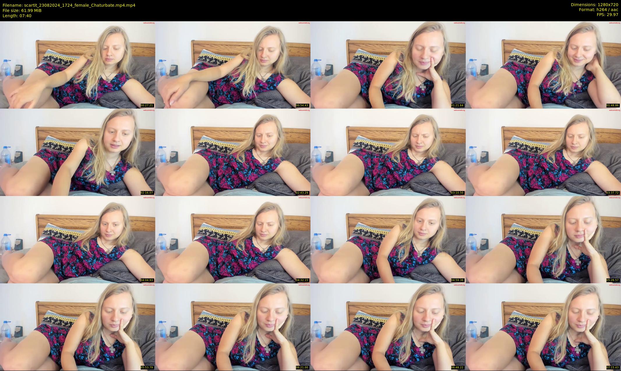 scartit — 8 minute Chaturbate female cam show recording, 720p, Aug 23, 2024