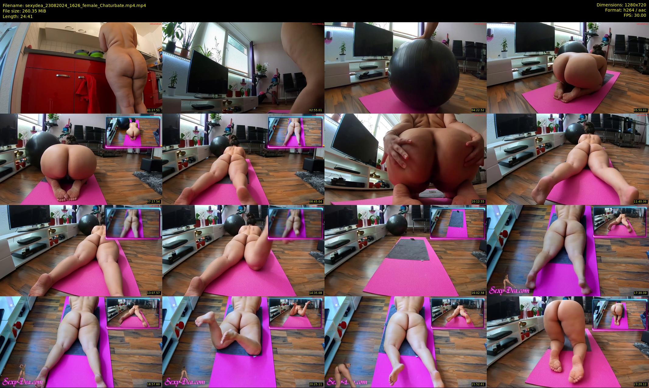 sexydea — 25 minute Chaturbate female cam show recording, 720p, Aug 23, 2024