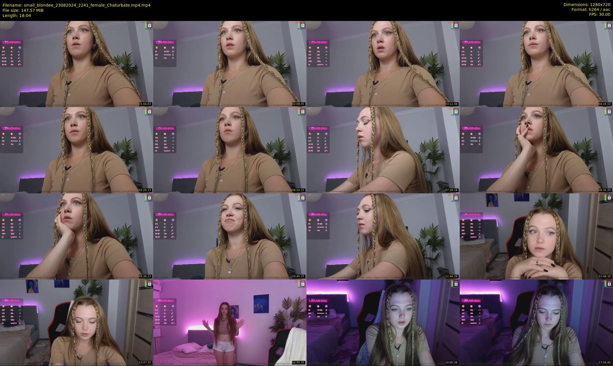 small_blondee — 19 minute Chaturbate female cam show recording, 720p, Aug 23, 2024