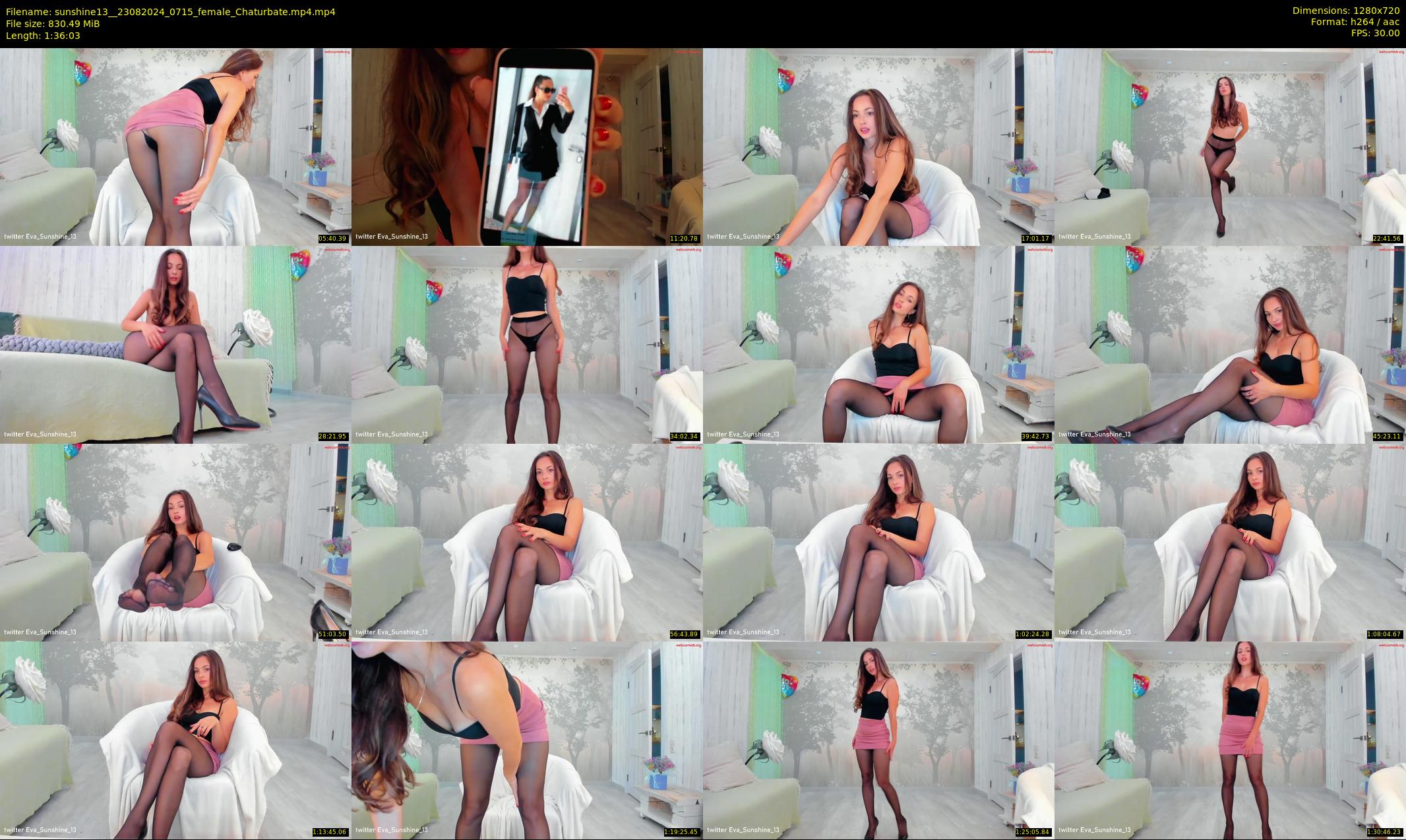 sunshine13_ — 97 minute Chaturbate female cam show recording, 720p, Aug 23, 2024